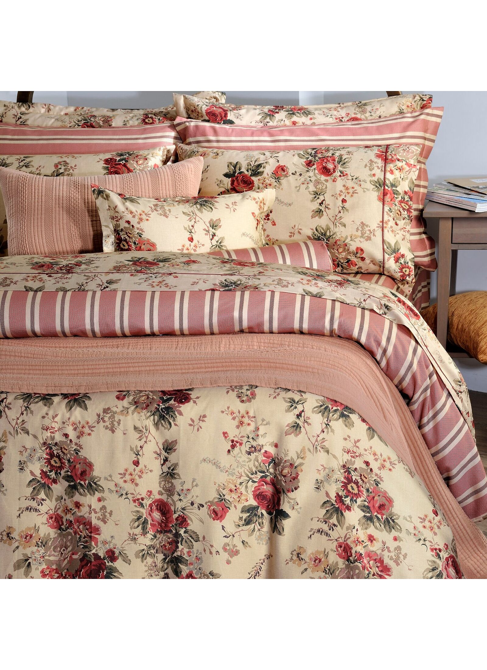 DOUBLE DUVET ANTIQUE FLOWER (S869)