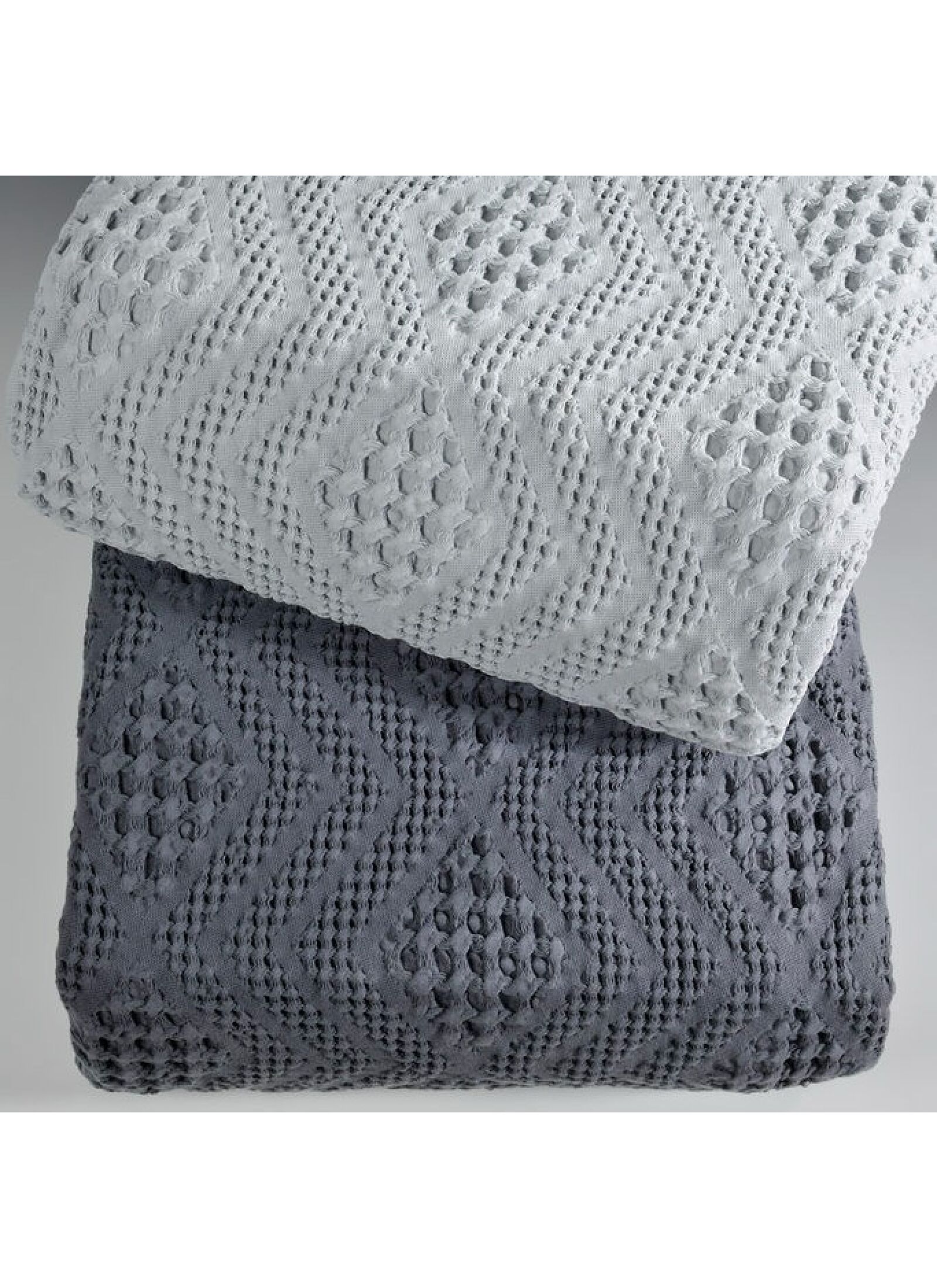 DOUBLE BLANKET 871 LIGHT GREY