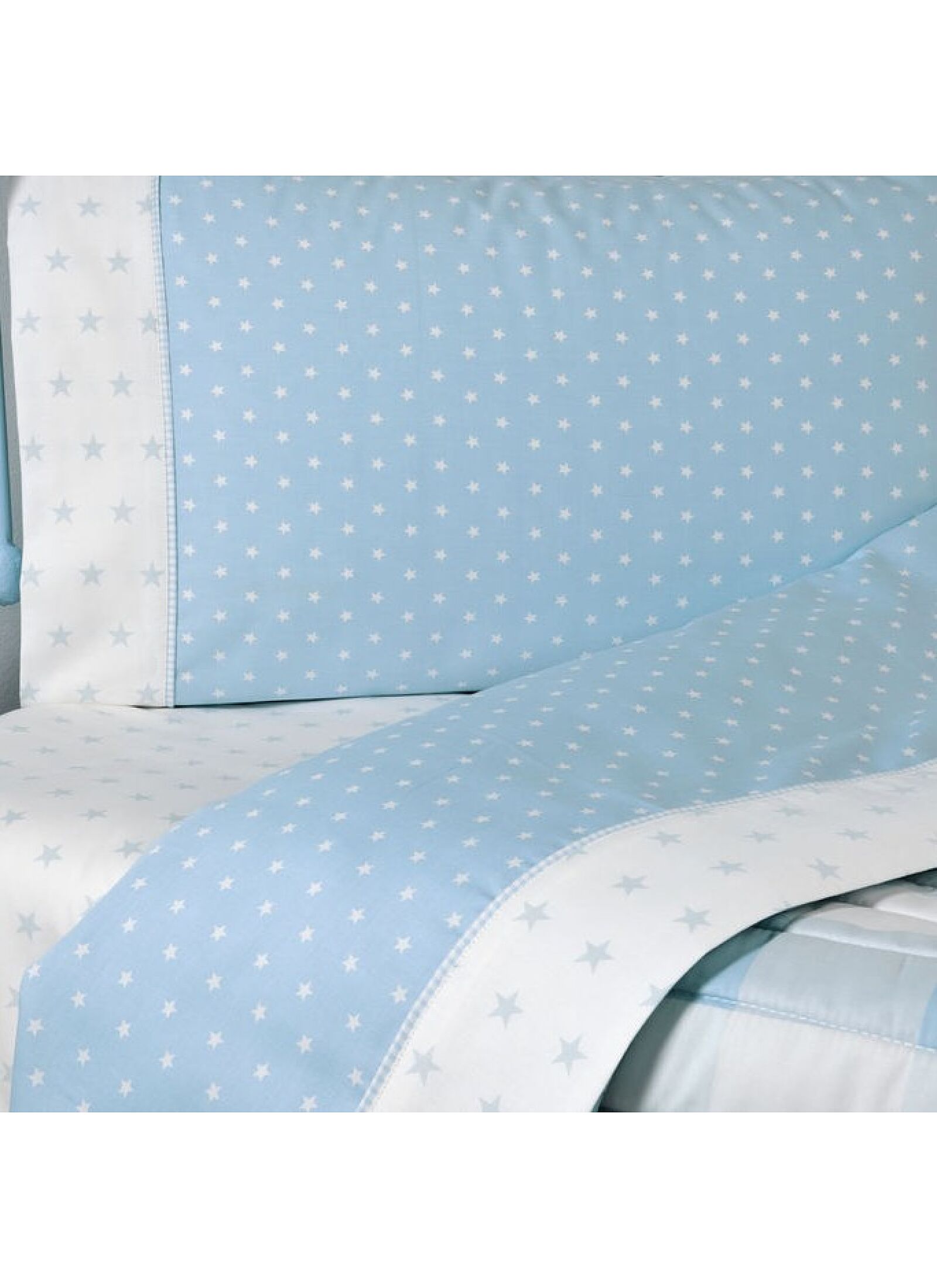 SINGLE SHEET SET STARS BLUE (S506)