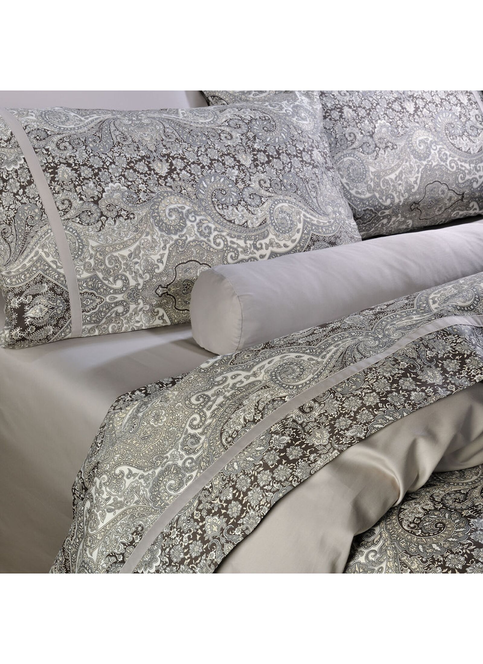 QUEEN SHEET SET BOMBAY BROWN (S834)