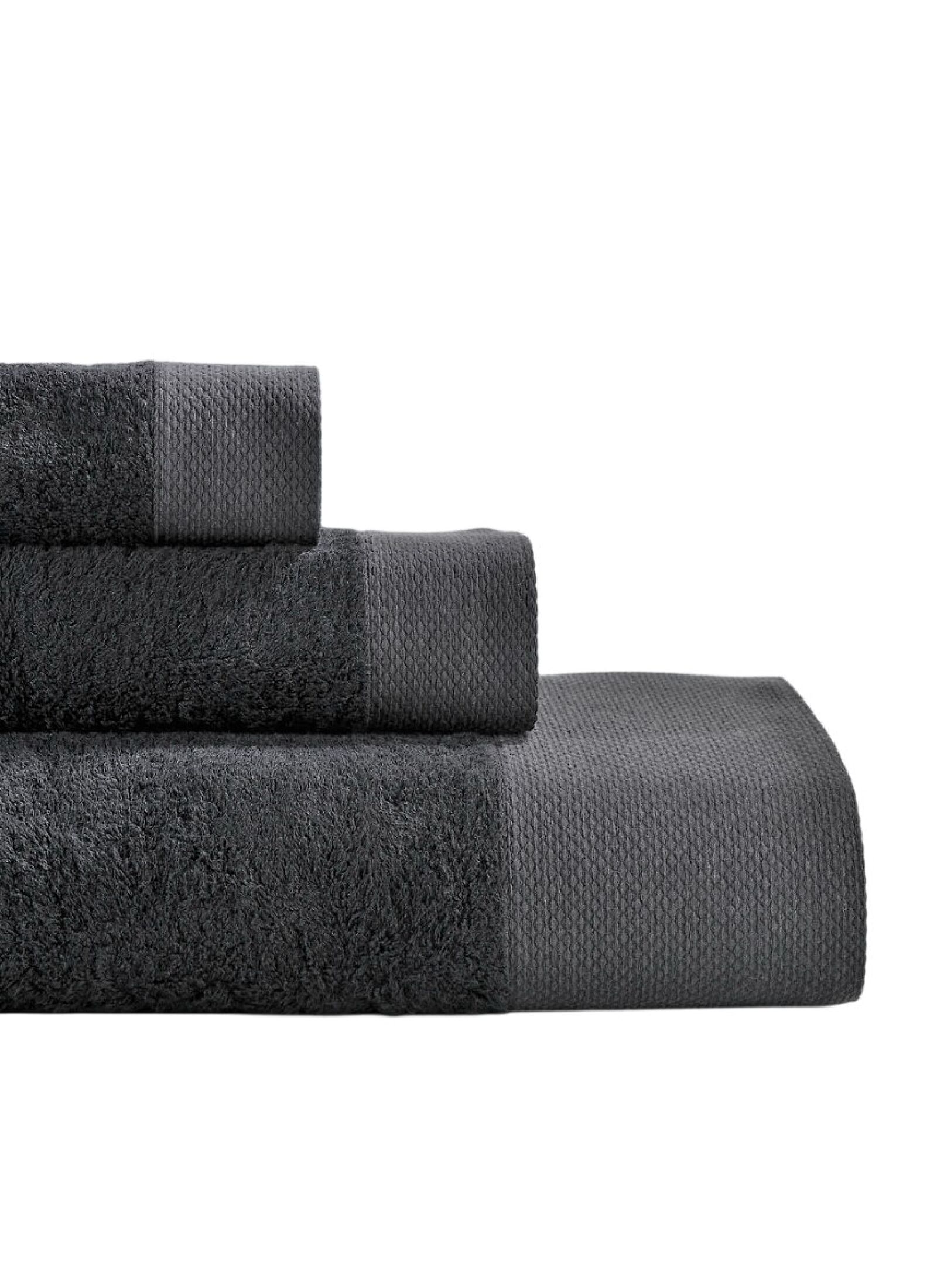 TOWEL SET 3PCS ROSA BLACK