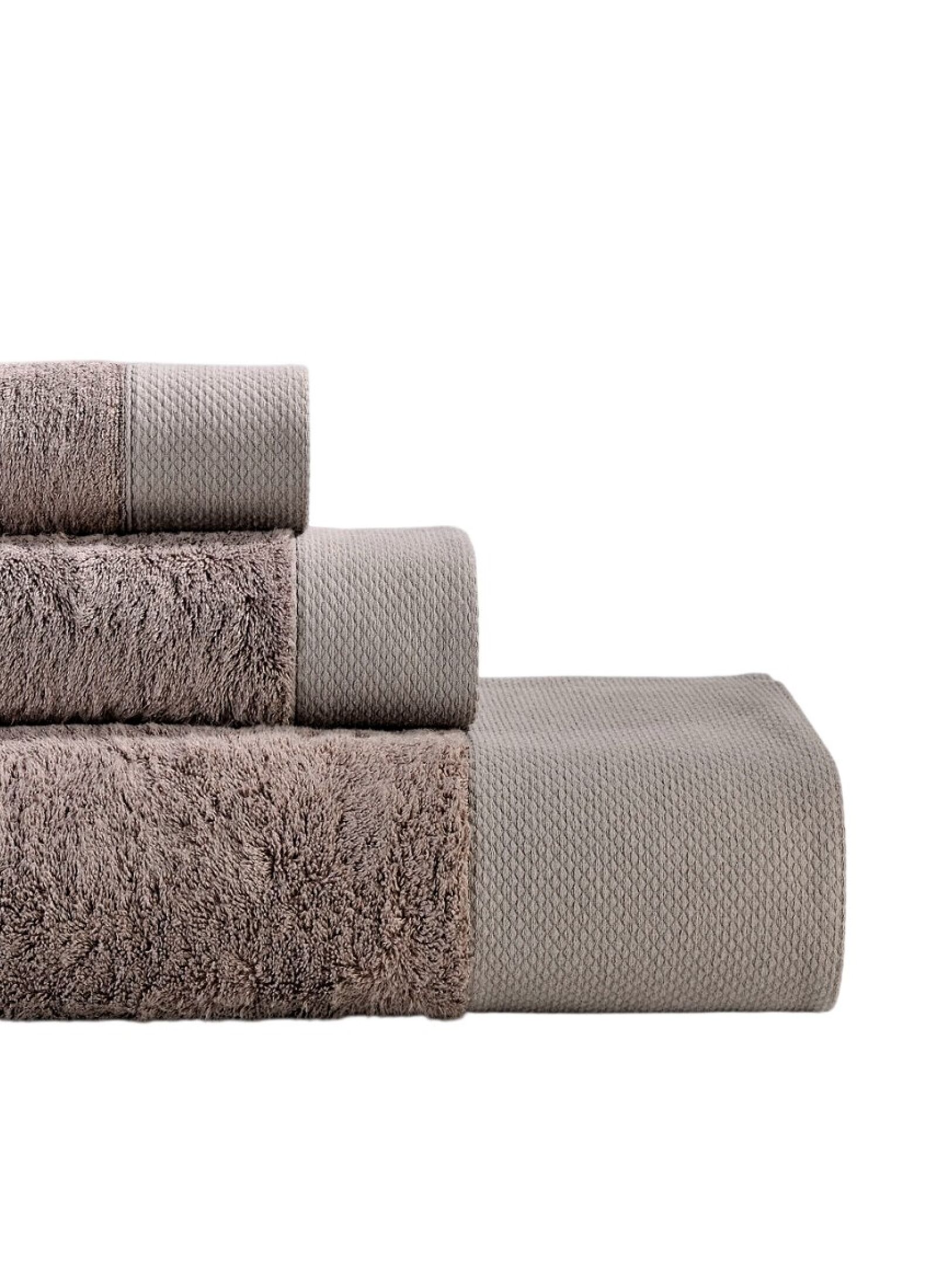 TOWEL SET 3PCS ROSA BROWN