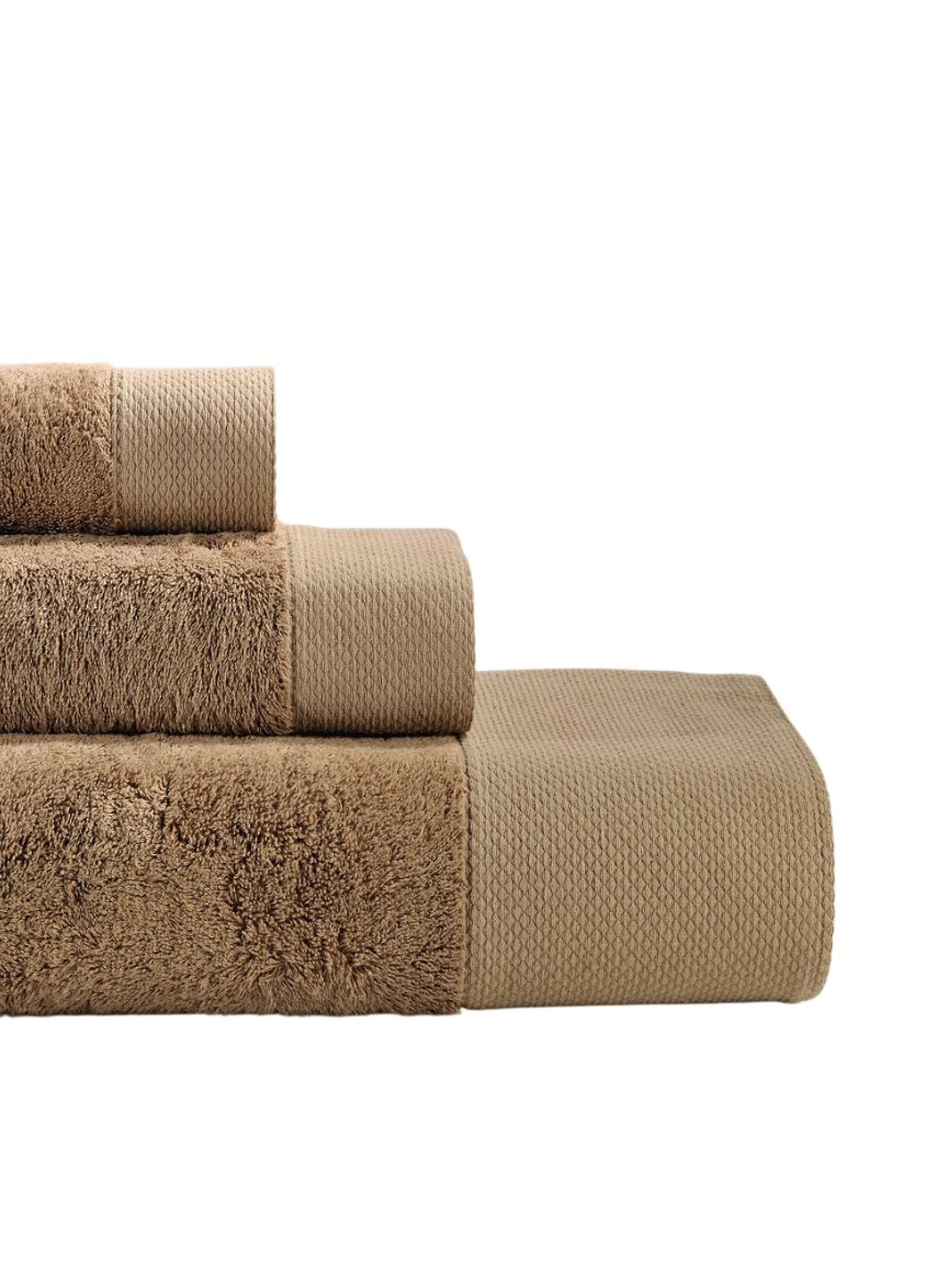 TOWEL SET 3PCS ROSA TOBACCO