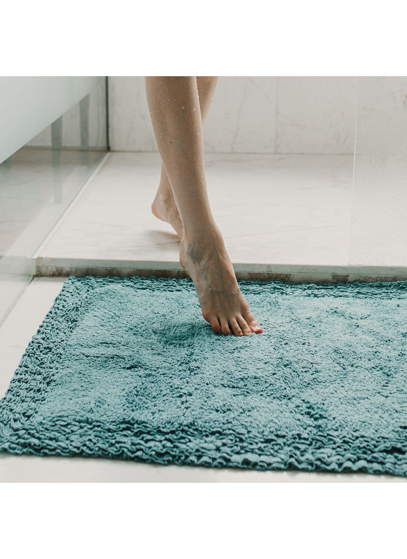 RUG FRILL FRILL TEAL (60X90)