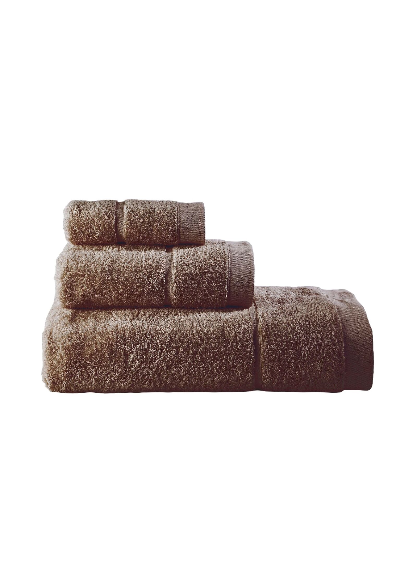 3 PC TOWEL SET JOANNE DARK BROWN