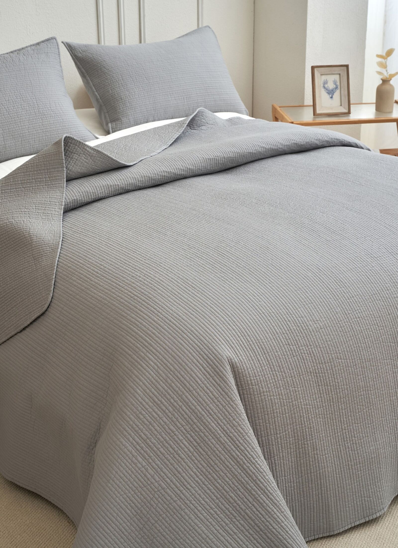 KING SIZE QUILT SET JOY BLUE