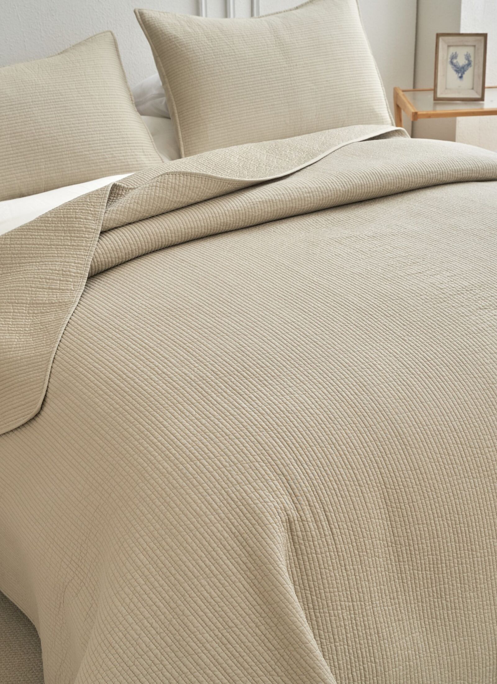 KING SIZE QUILT SET JOY CREAM
