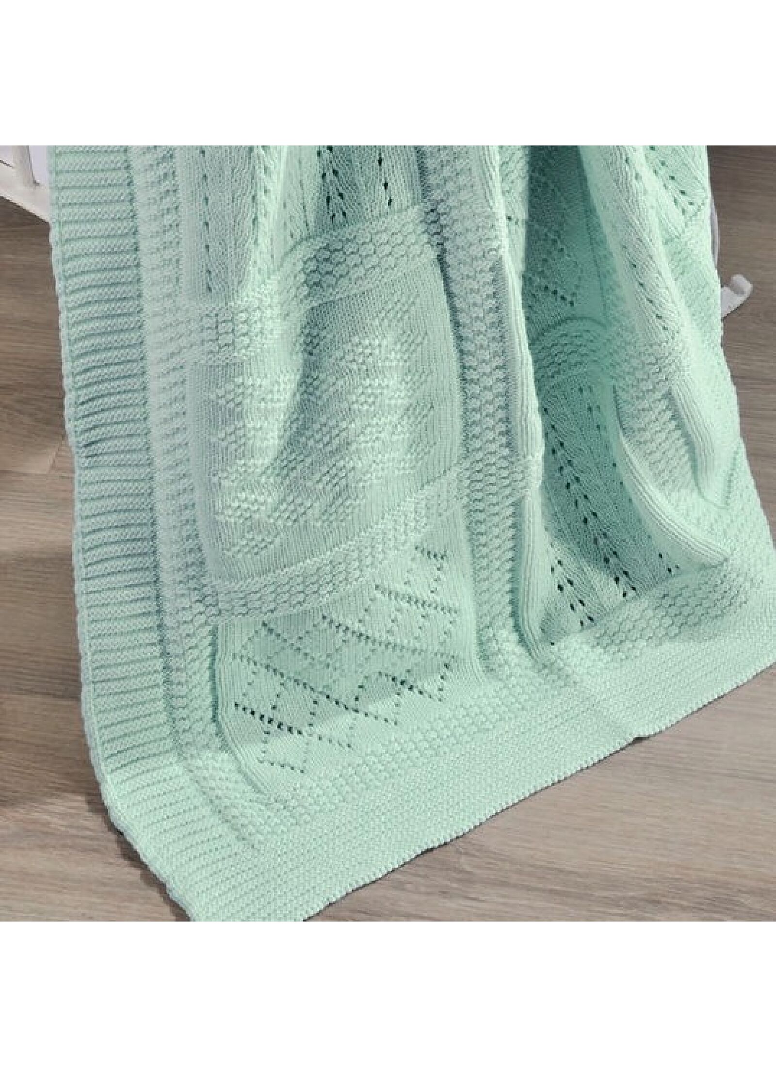 CRIB BLANKET (90X120) 07 MISTY JADE