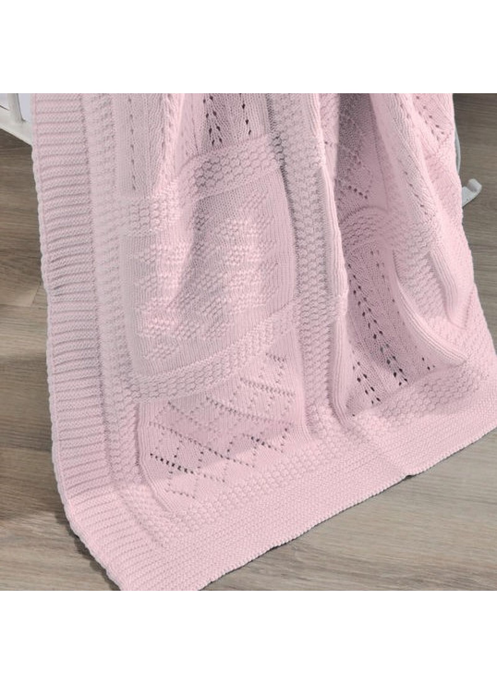 CRIB BLANKET (90X120) 07 PINK