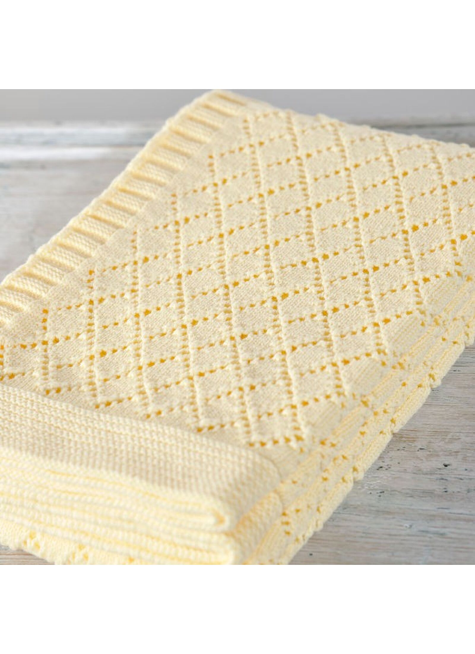 CRADLE BLANKET (75X100) 227 BANANA