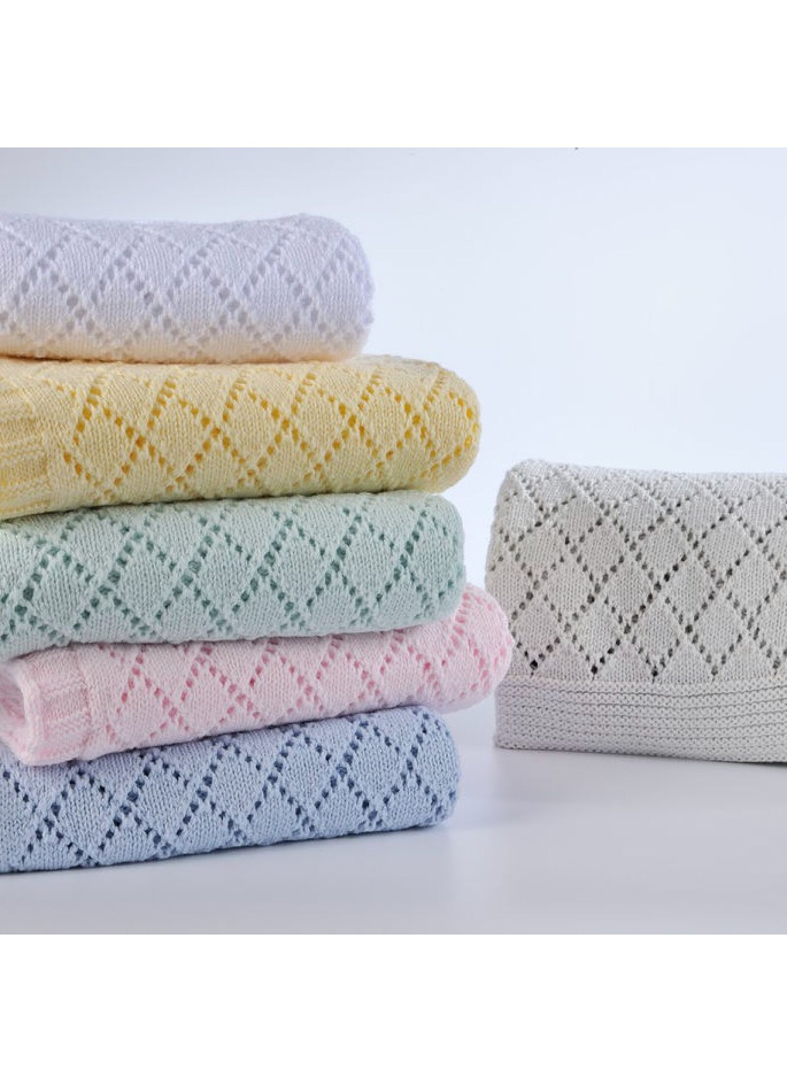 CRADLE BLANKET (75X100) 227 WHITE