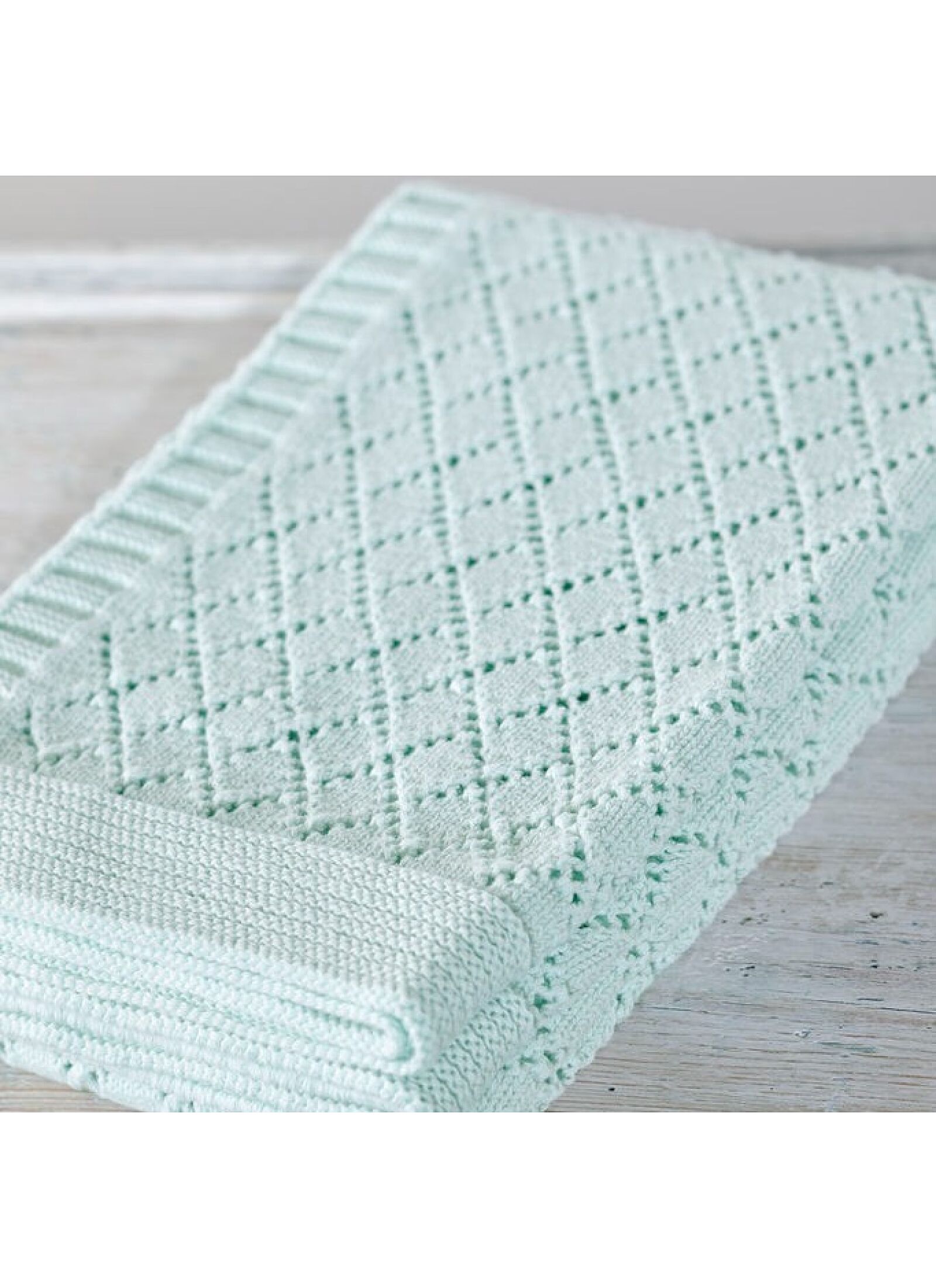 CRADLE BLANKET (75X100) 227 MISTY JADE