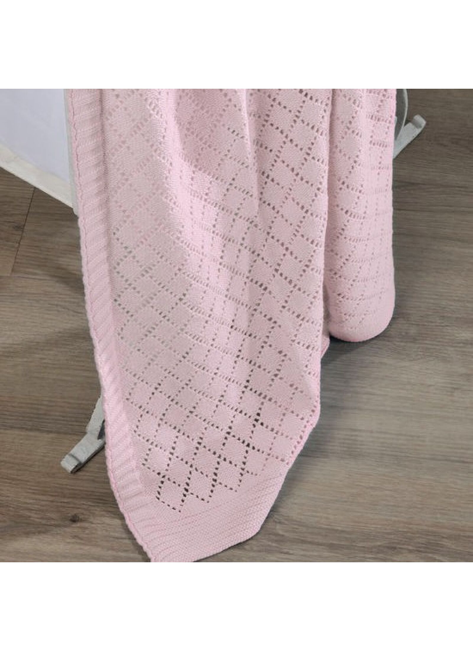 CRADLE BLANKET (75X100) 227 PINK