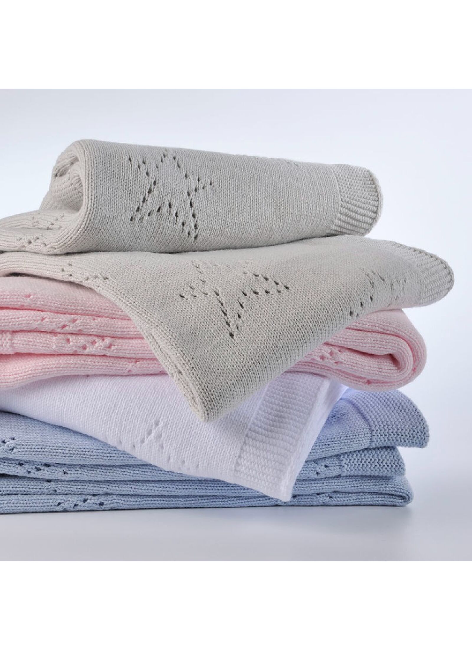 CRIB BLANKET (90X120) 449 WHITE