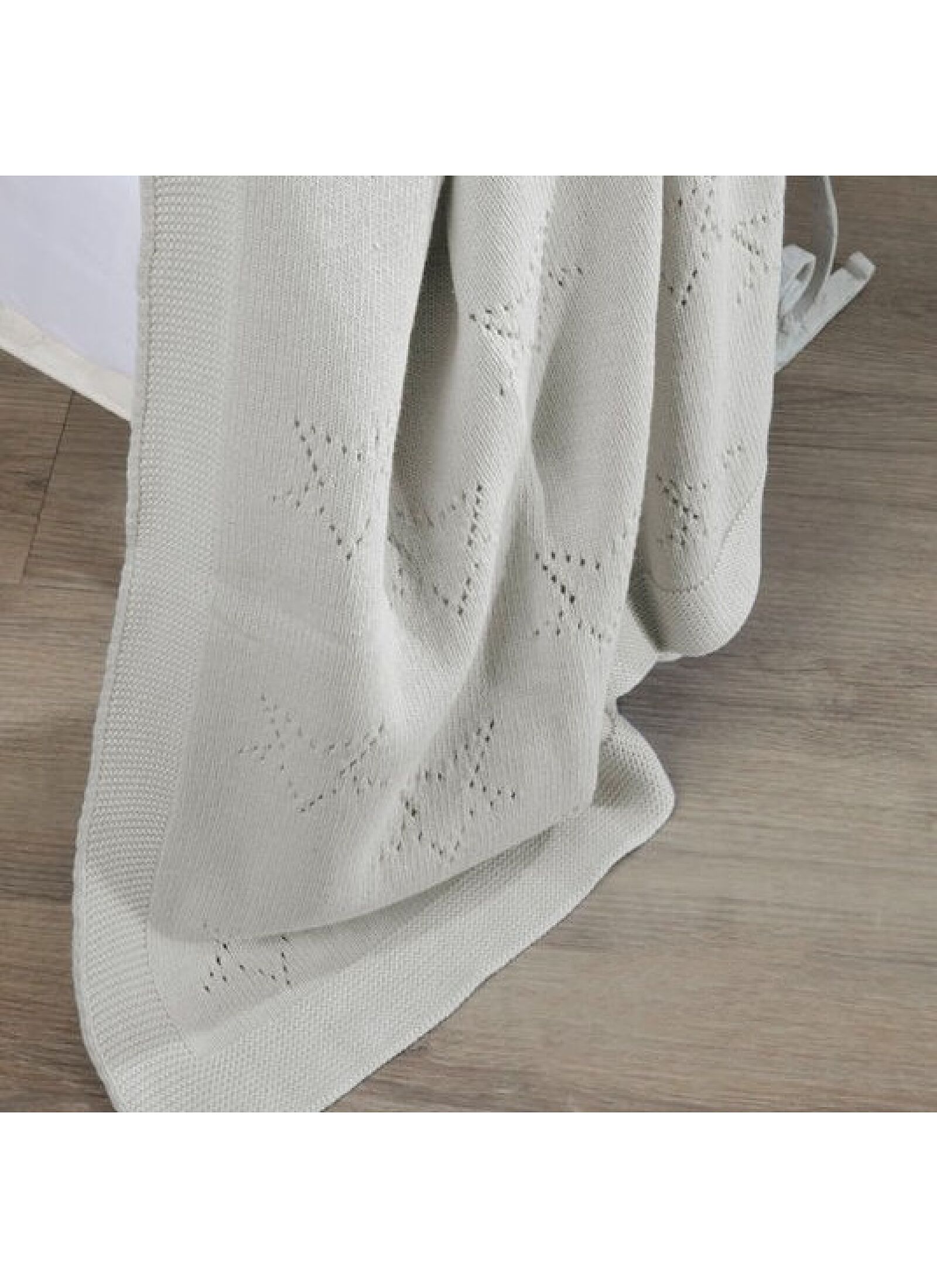 CRADLE BLANKET (75X100) 449 LIGHT GREY