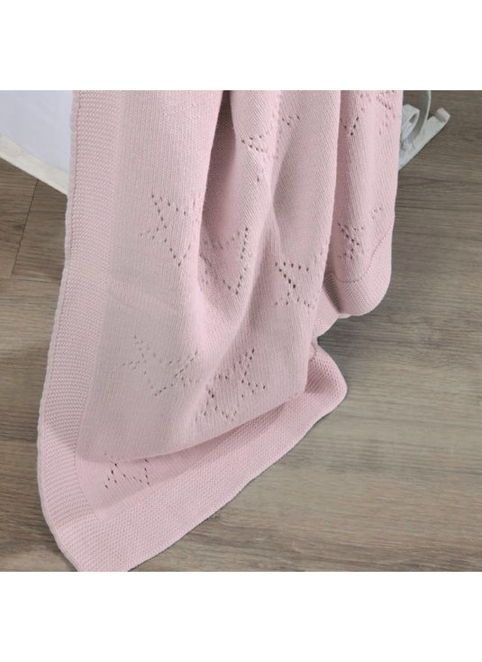 CRADLE BLANKET (75X100) 449 PINK