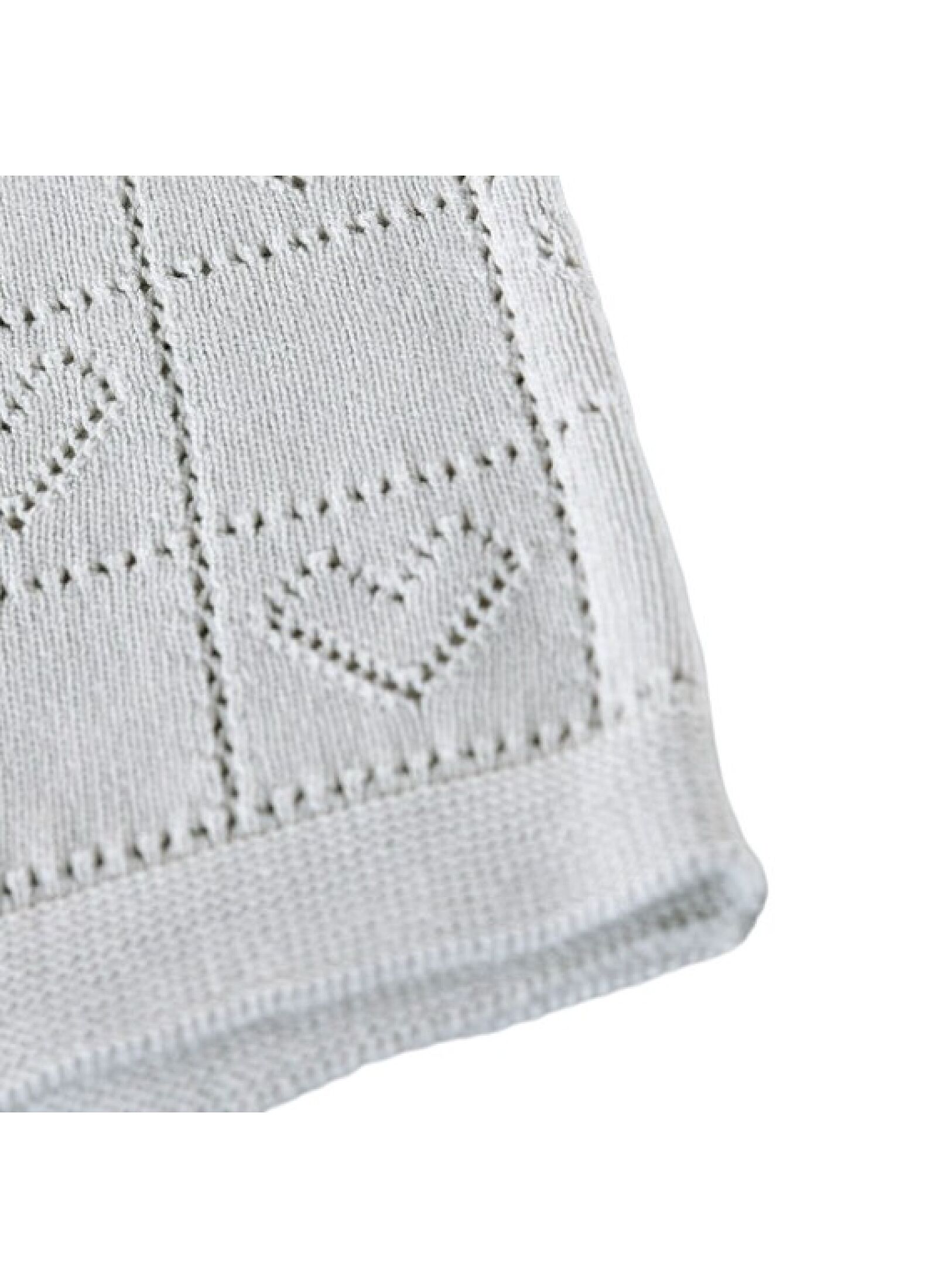 CRADLE BLANKET (75X100) 450 LIGHT GREY