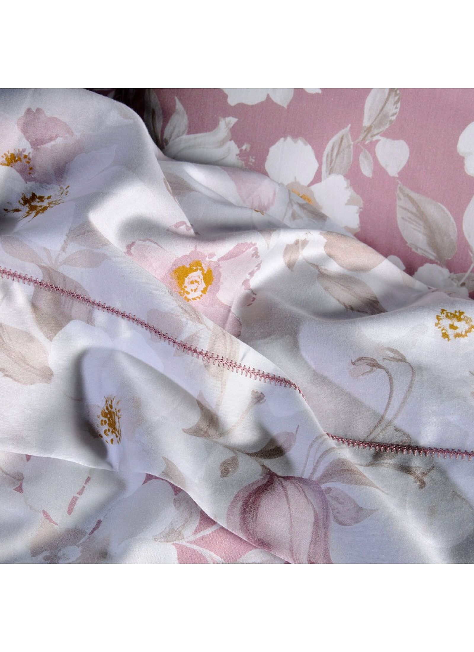 KING SIZE DUVET COVER SET SATEEN ROSALYN (S859)