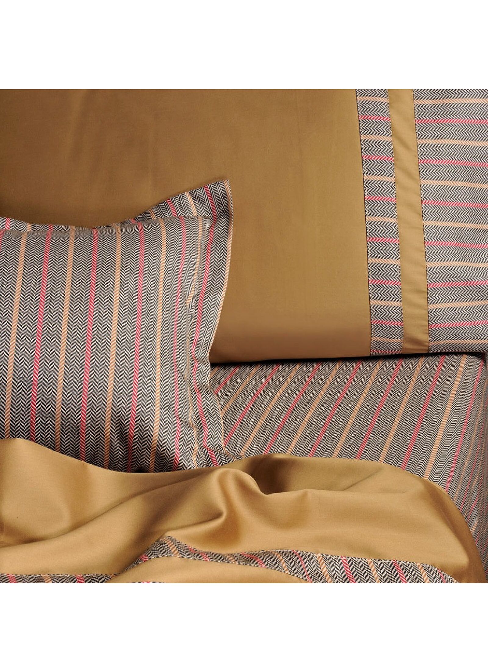 KING SIZE DUVET COVER SET MULTISTRIPE (S845)