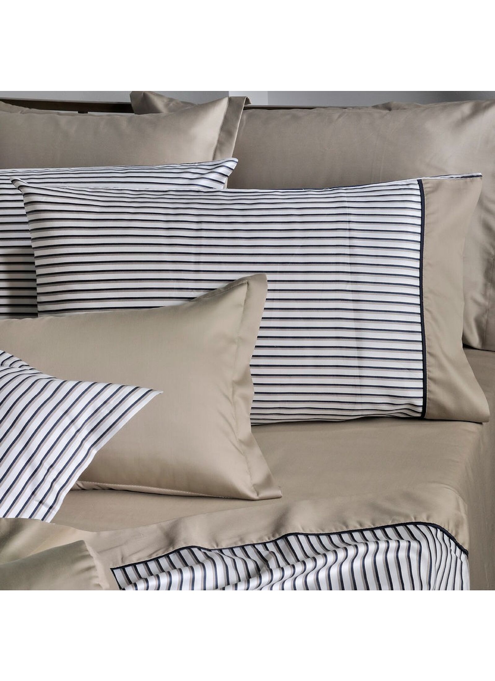 SINGLE DUVET COVER SET OSCAR BEIGE (S839)