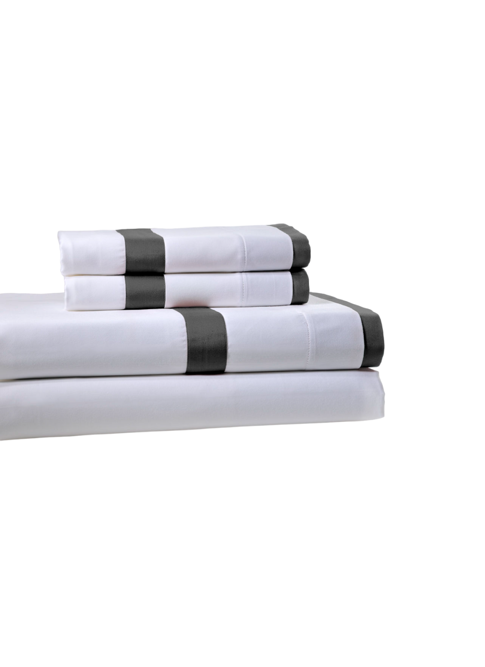 QUEEN SHEET SET SATEEN REVER DARK GREY