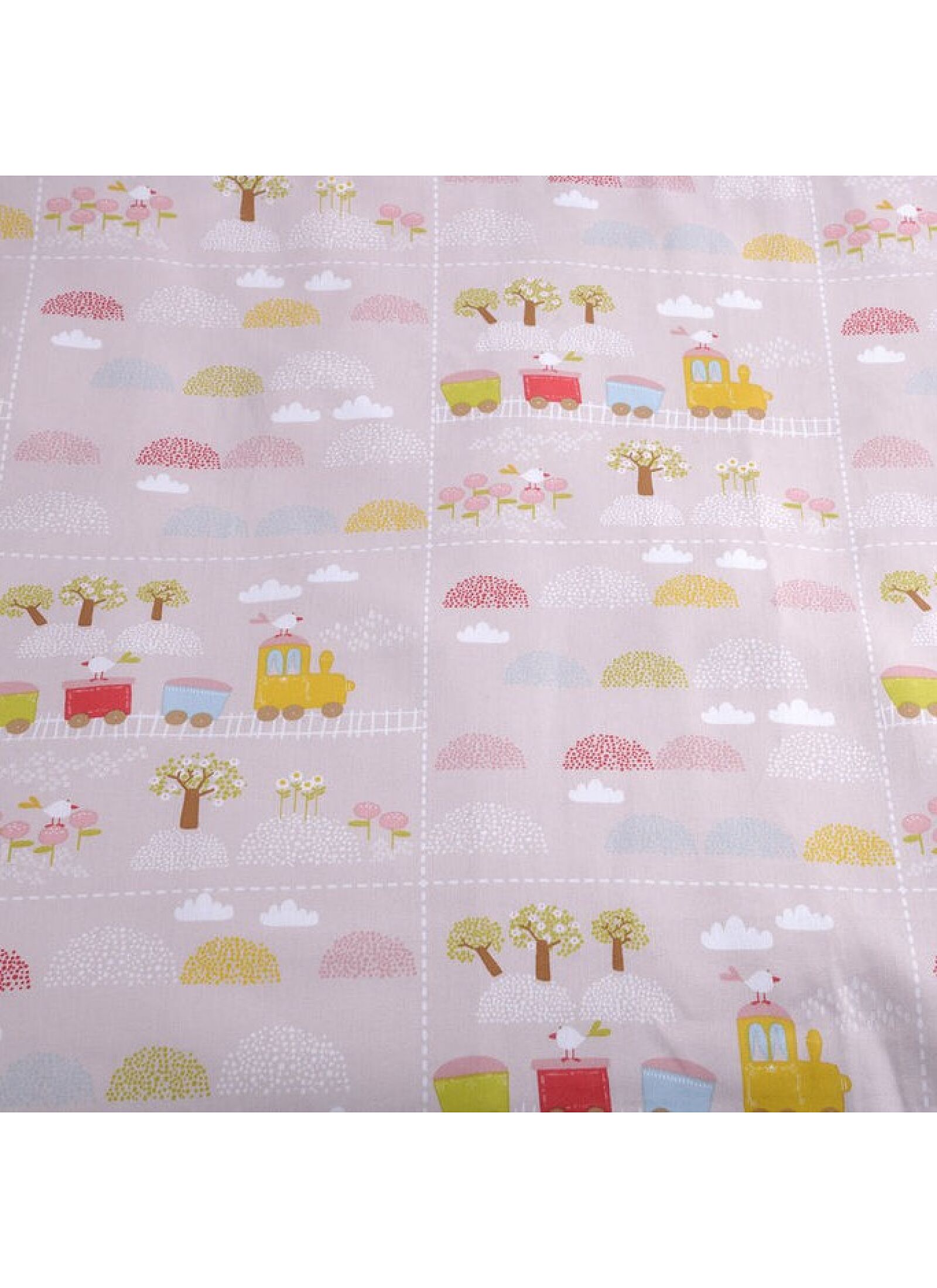 CRADLE SHEETS SET COUNTRYSIDE PINK (BS123)
