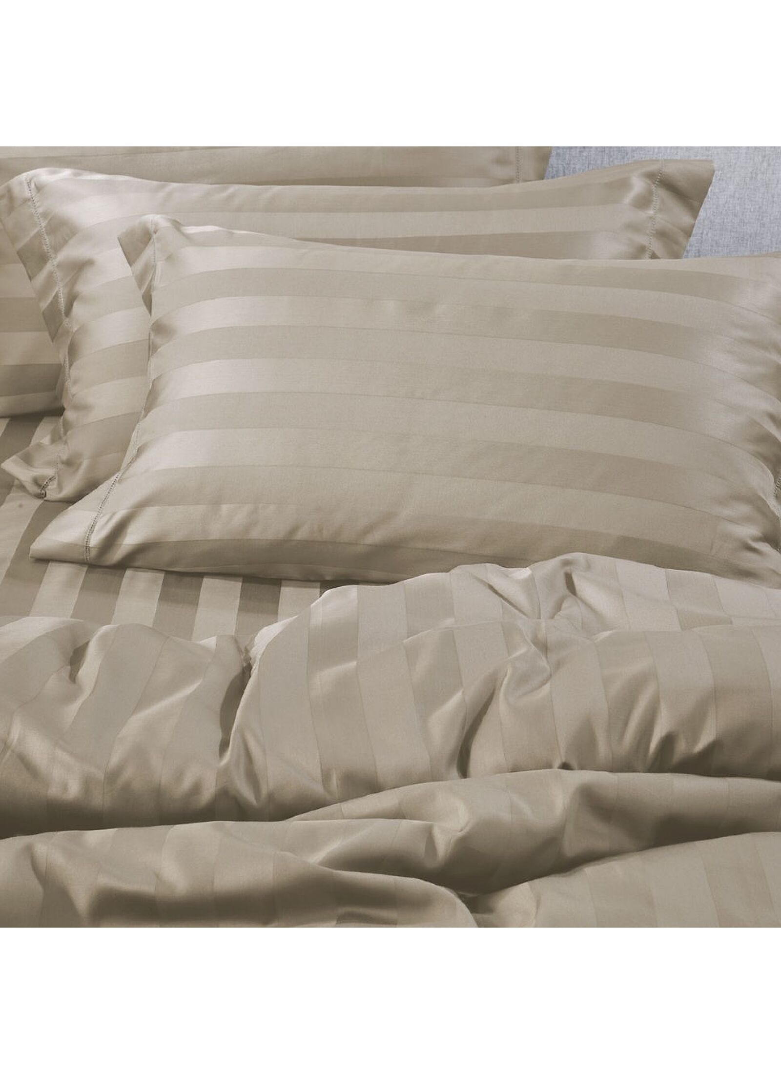 PILLOWCASE SET ZAQUARD LIGHT BEIGE