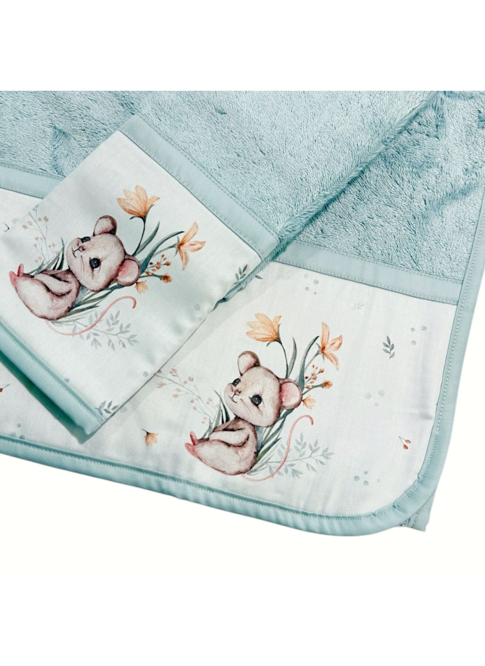 BAMBOO TOWEL SET (3 PCS) LITTLE MOUSE