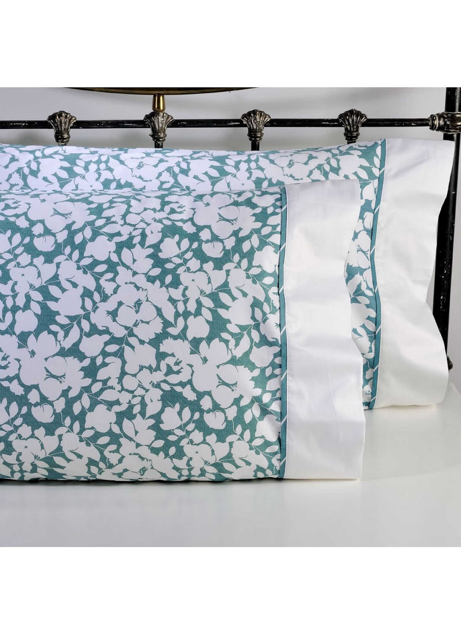 PILLOWCASE SET ELVIRA PETROL (S875)