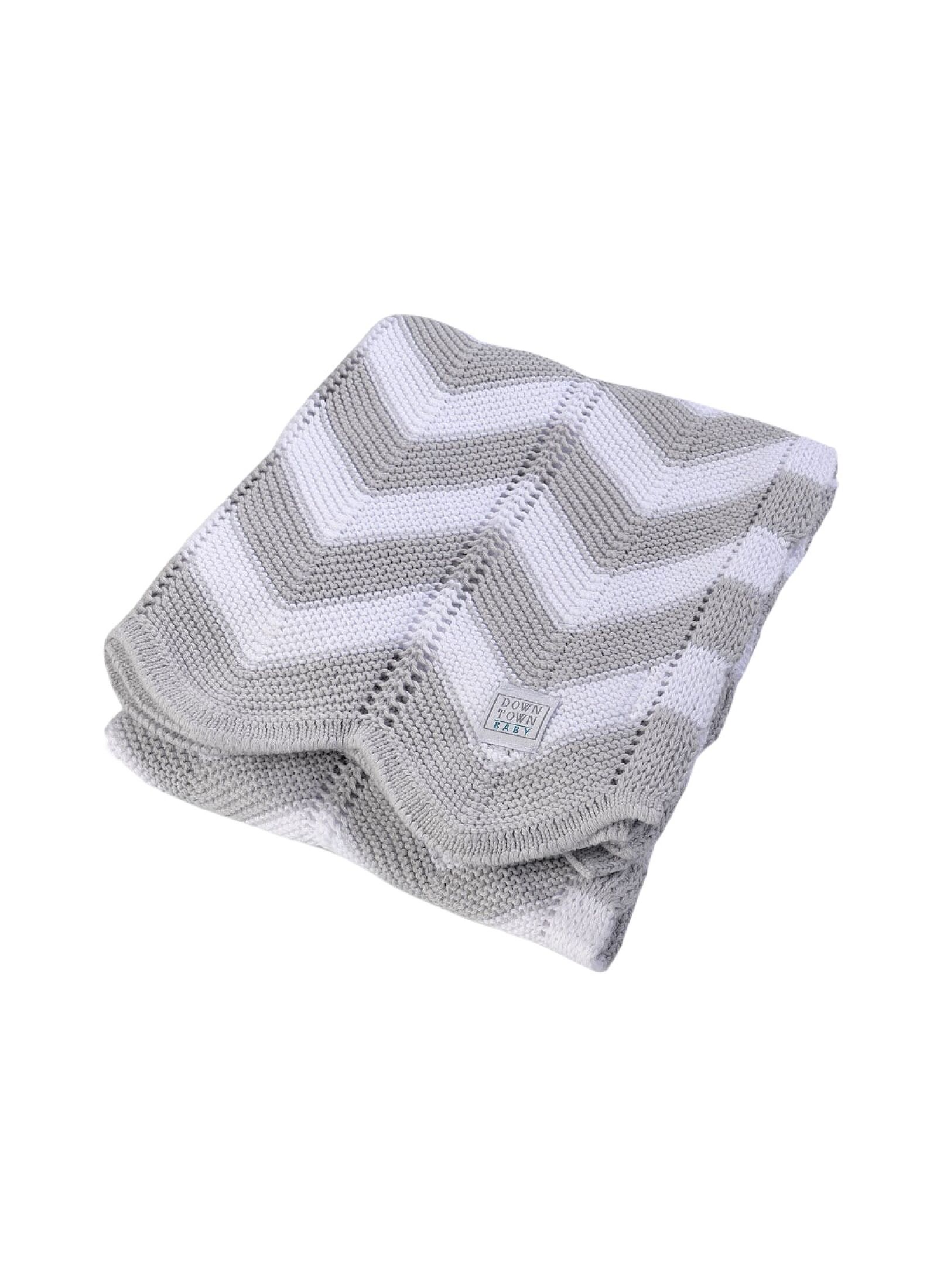 CRIB BLANKET (90X120) 456 GREY