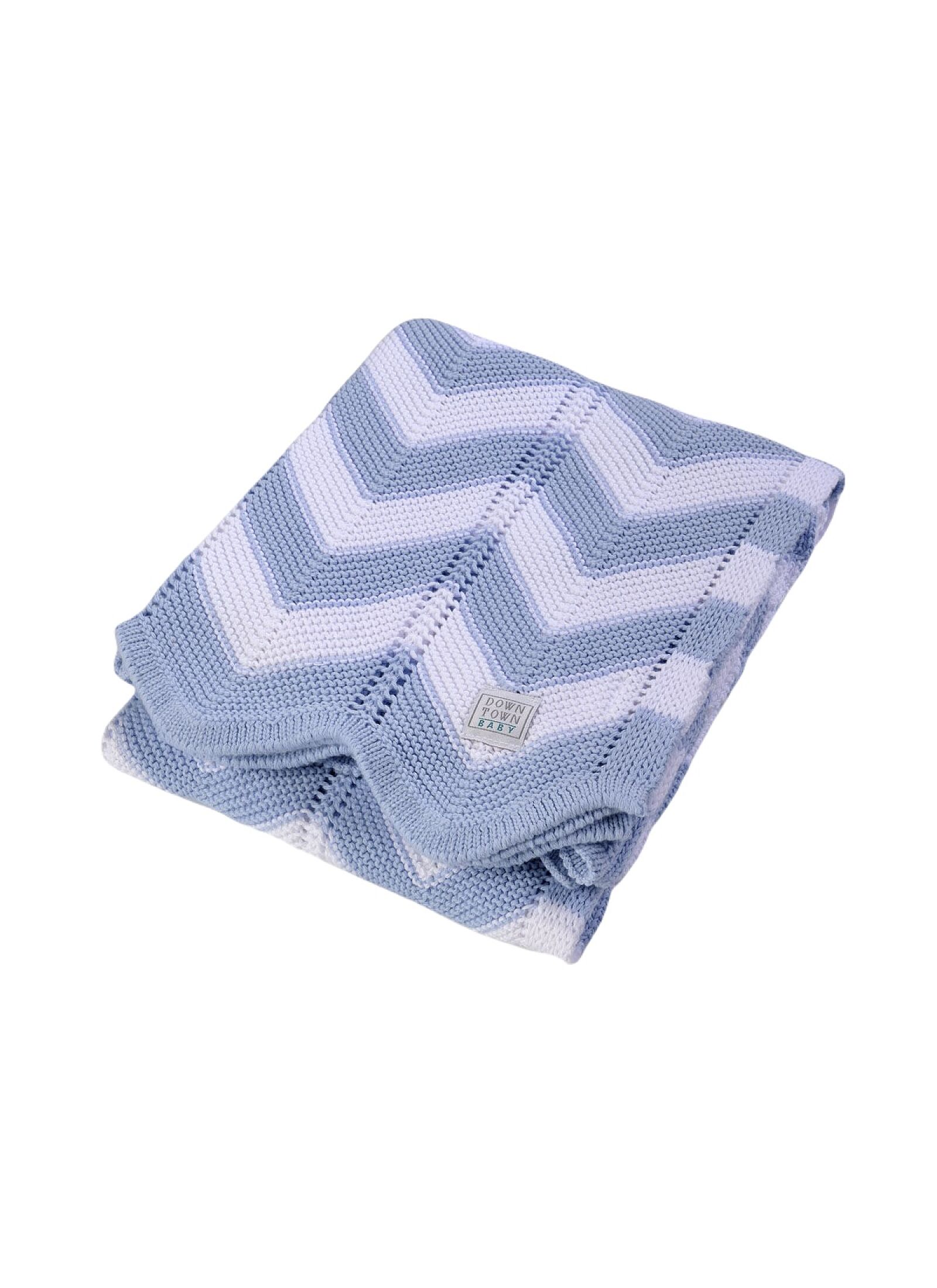 CRIB BLANKET (90X120) 456 BLUE