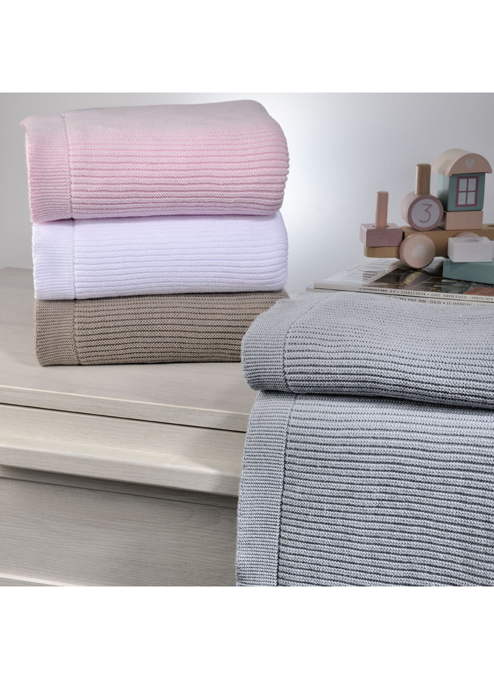 CRIB BLANKET (100Χ150) 446 BEIGE