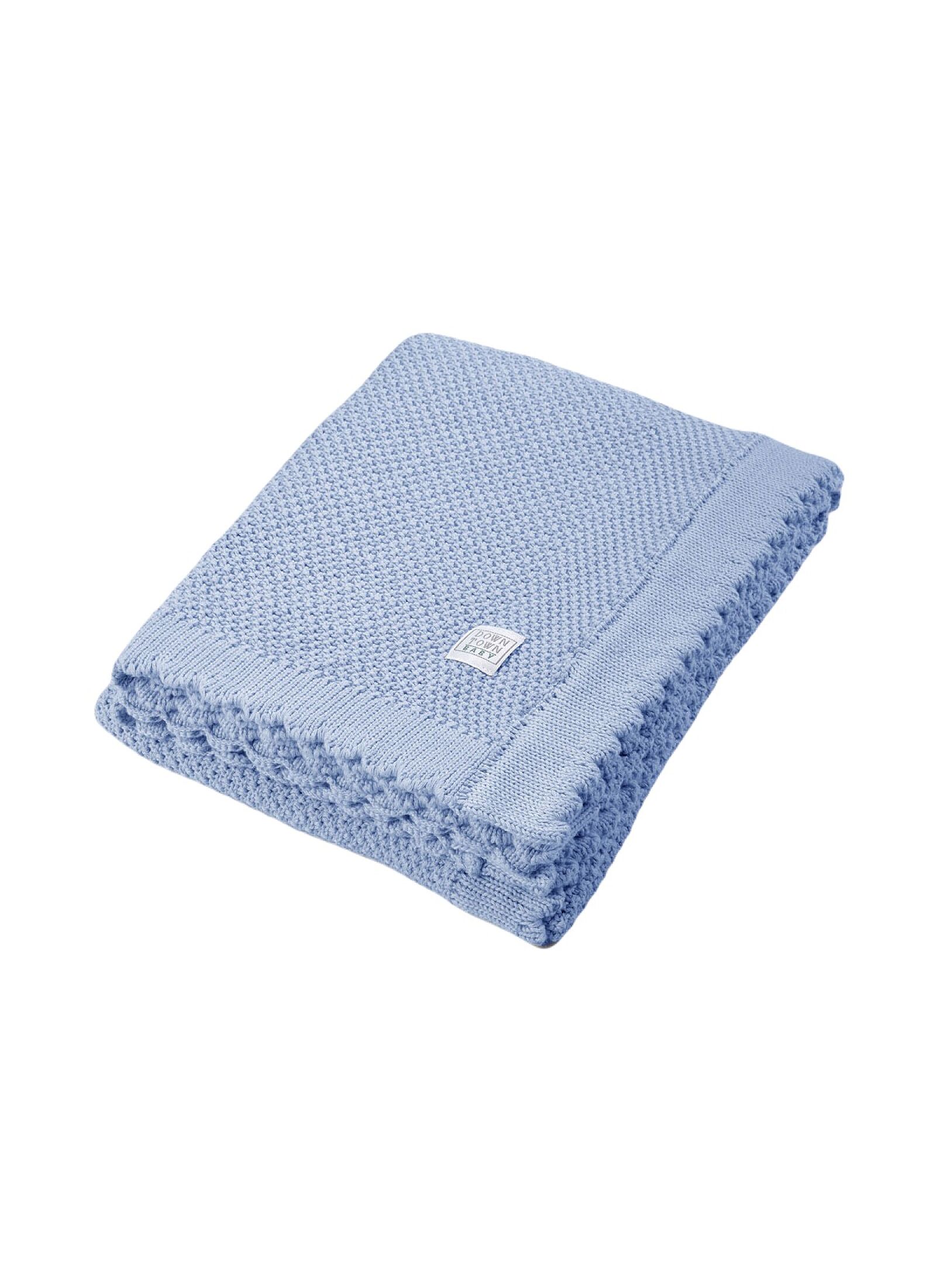 BASSINET BLANKET (75X105) 457 BLUE