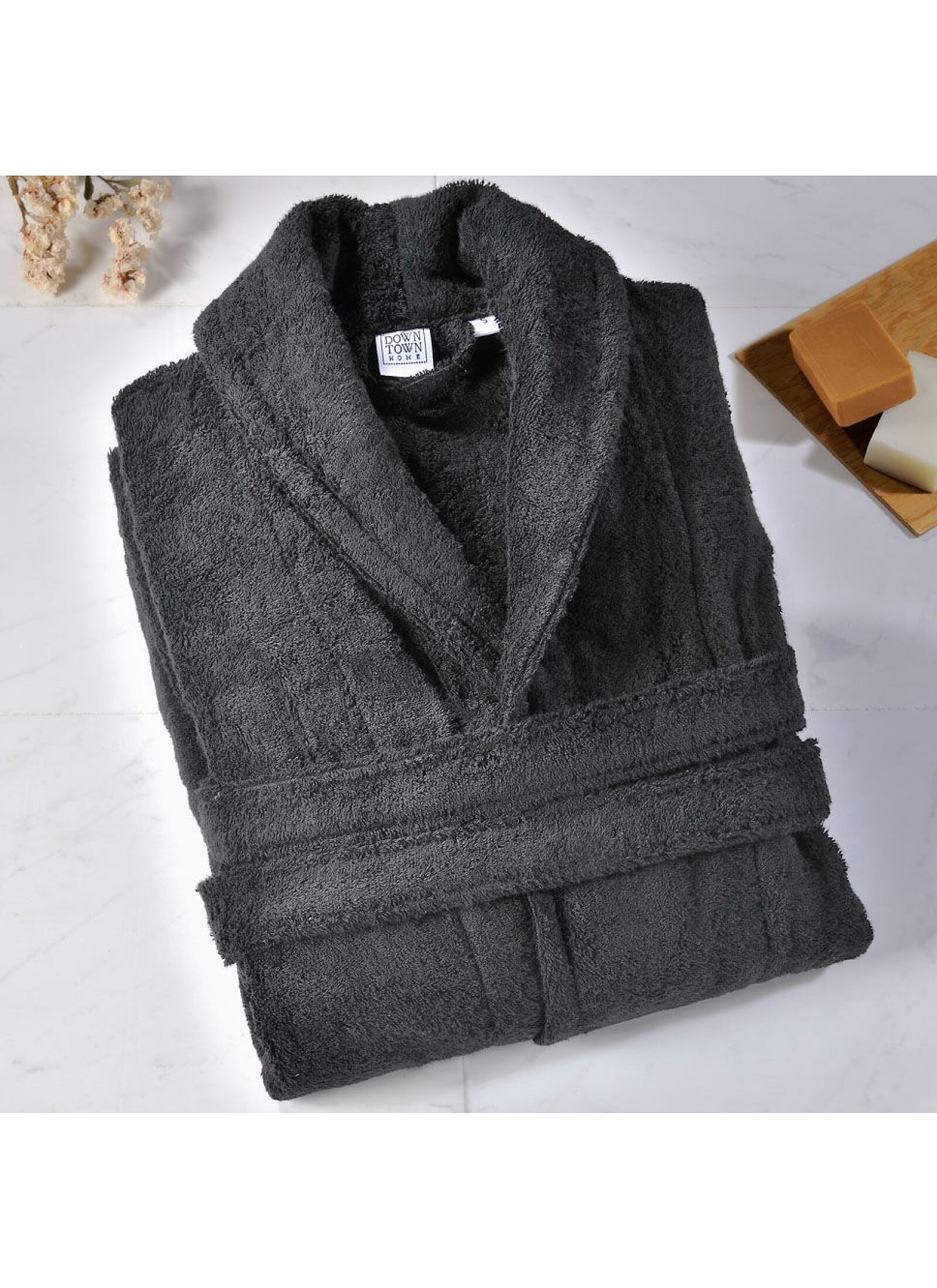 BATHROBE (XLARGE) ROSA BLACK