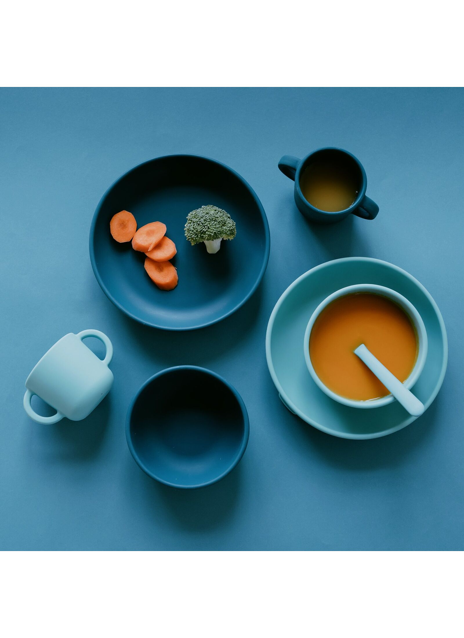 SILICONE BOWL BLUE ABYSS/LAGOON