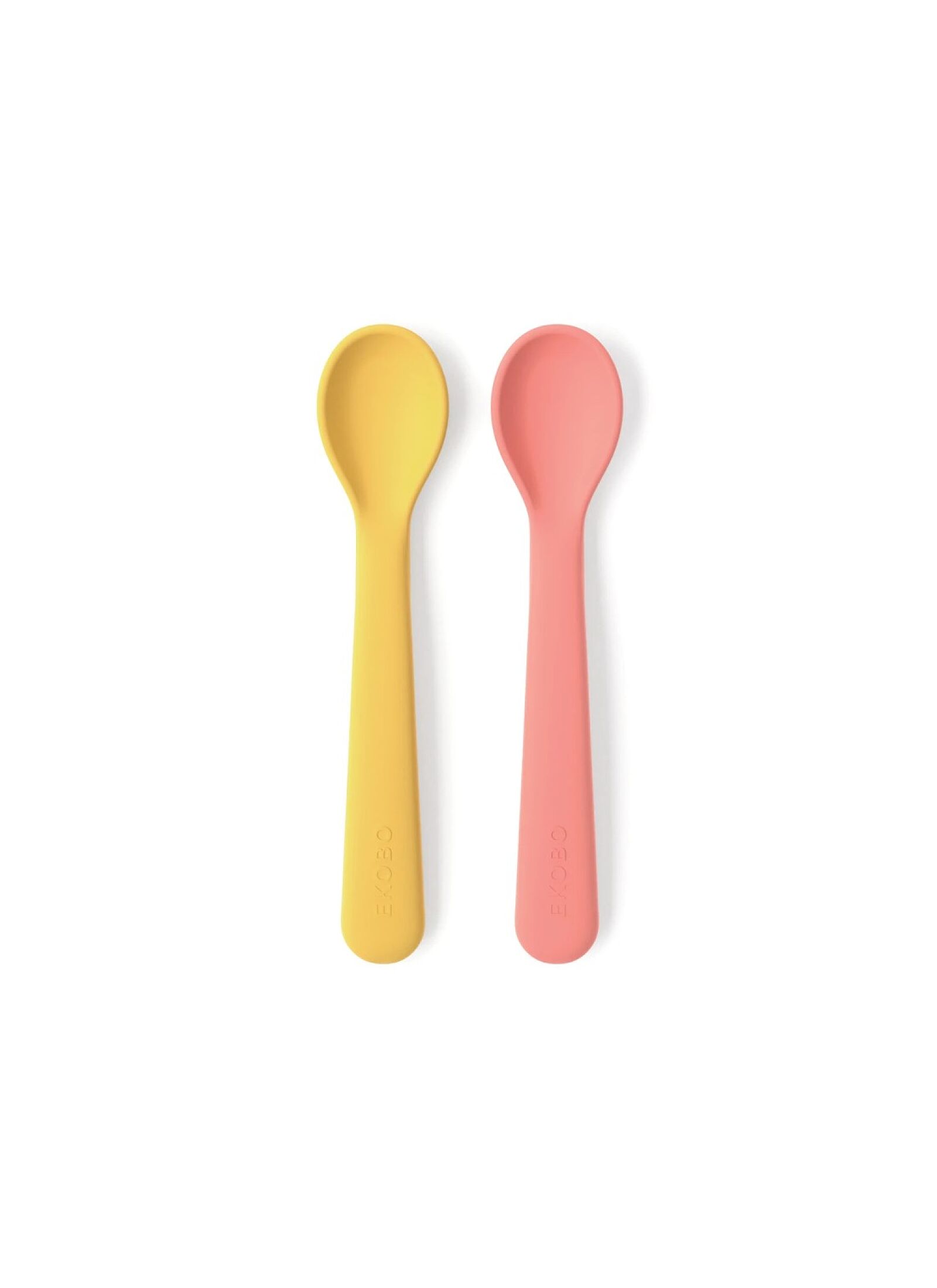 SILICONE SPOON CORAL/MIMOSA