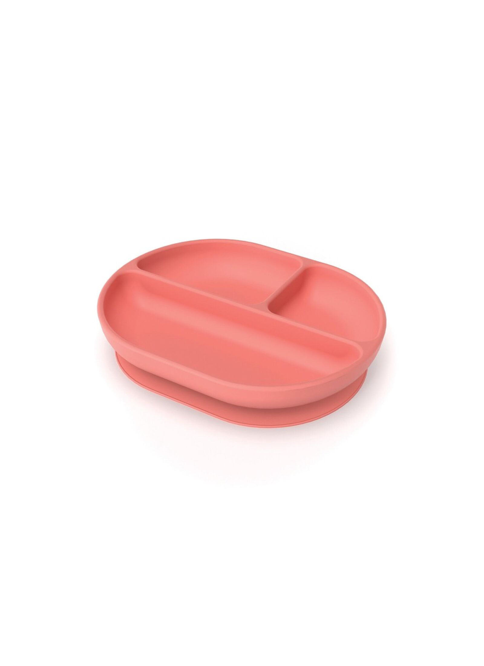 SILICONE DIVIDED PLATE CORAL