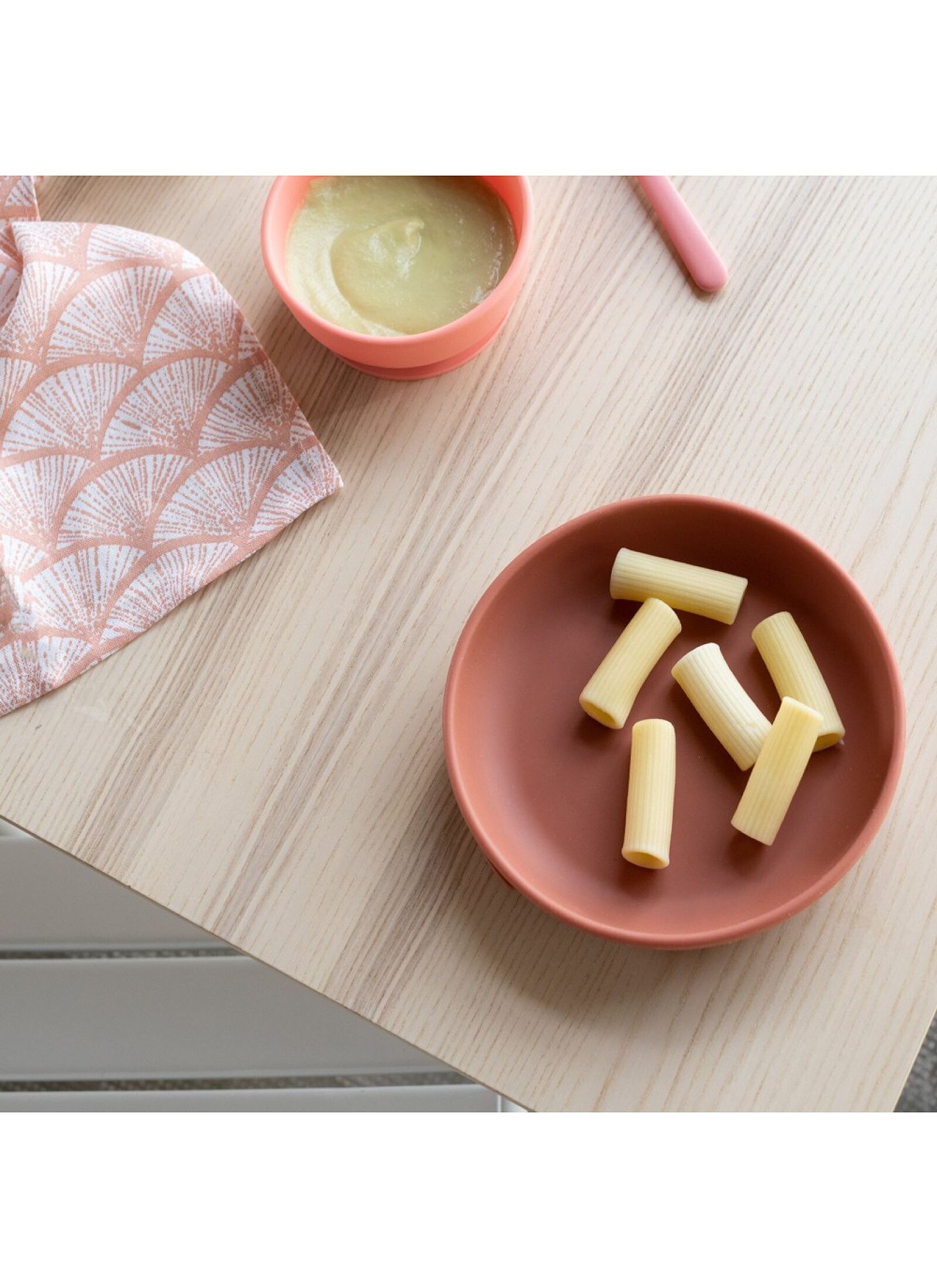 SILICONE PLATES BLUSH/TERRACOTTA