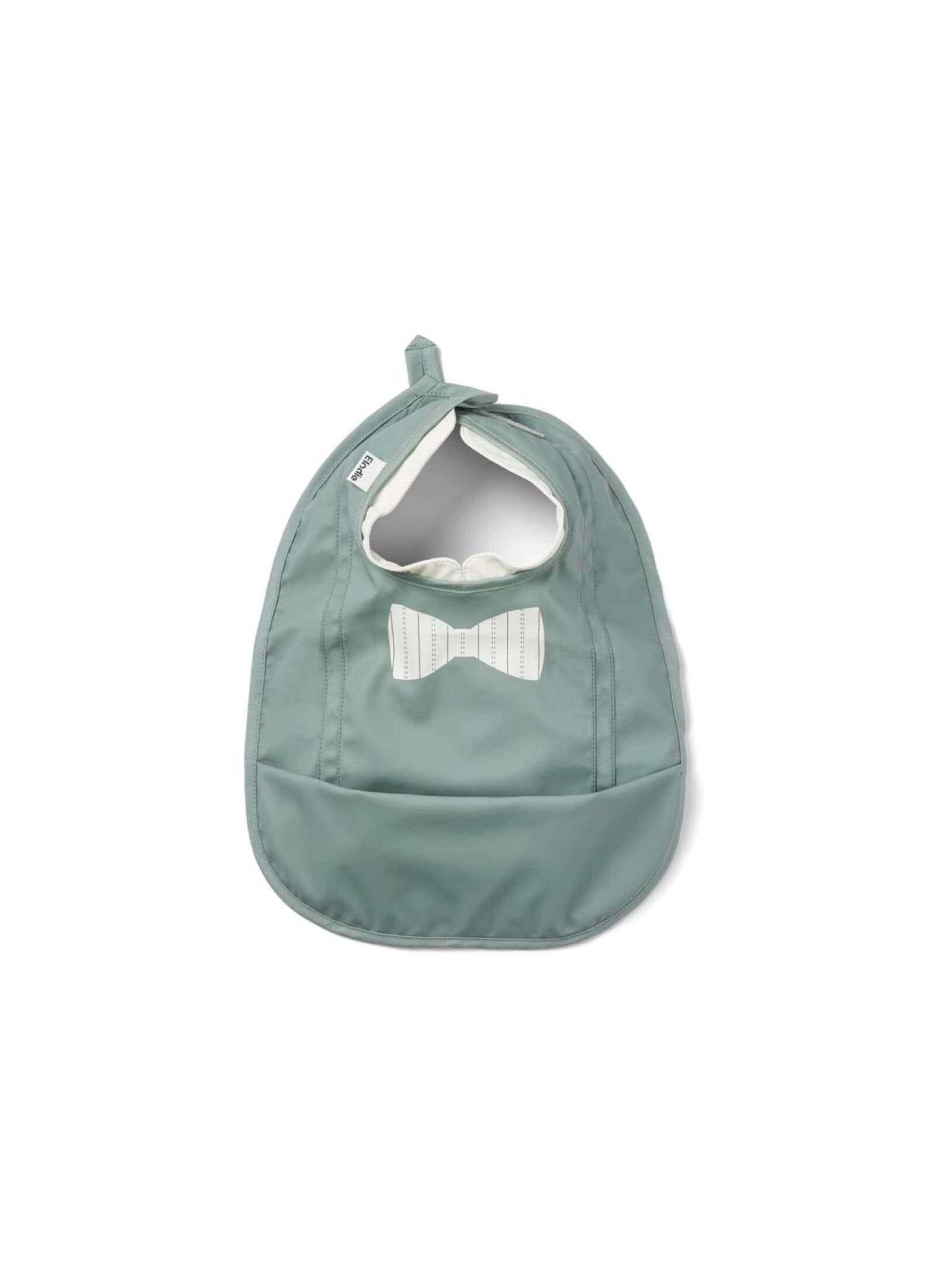 BABY BIB PEBBLE GREEN