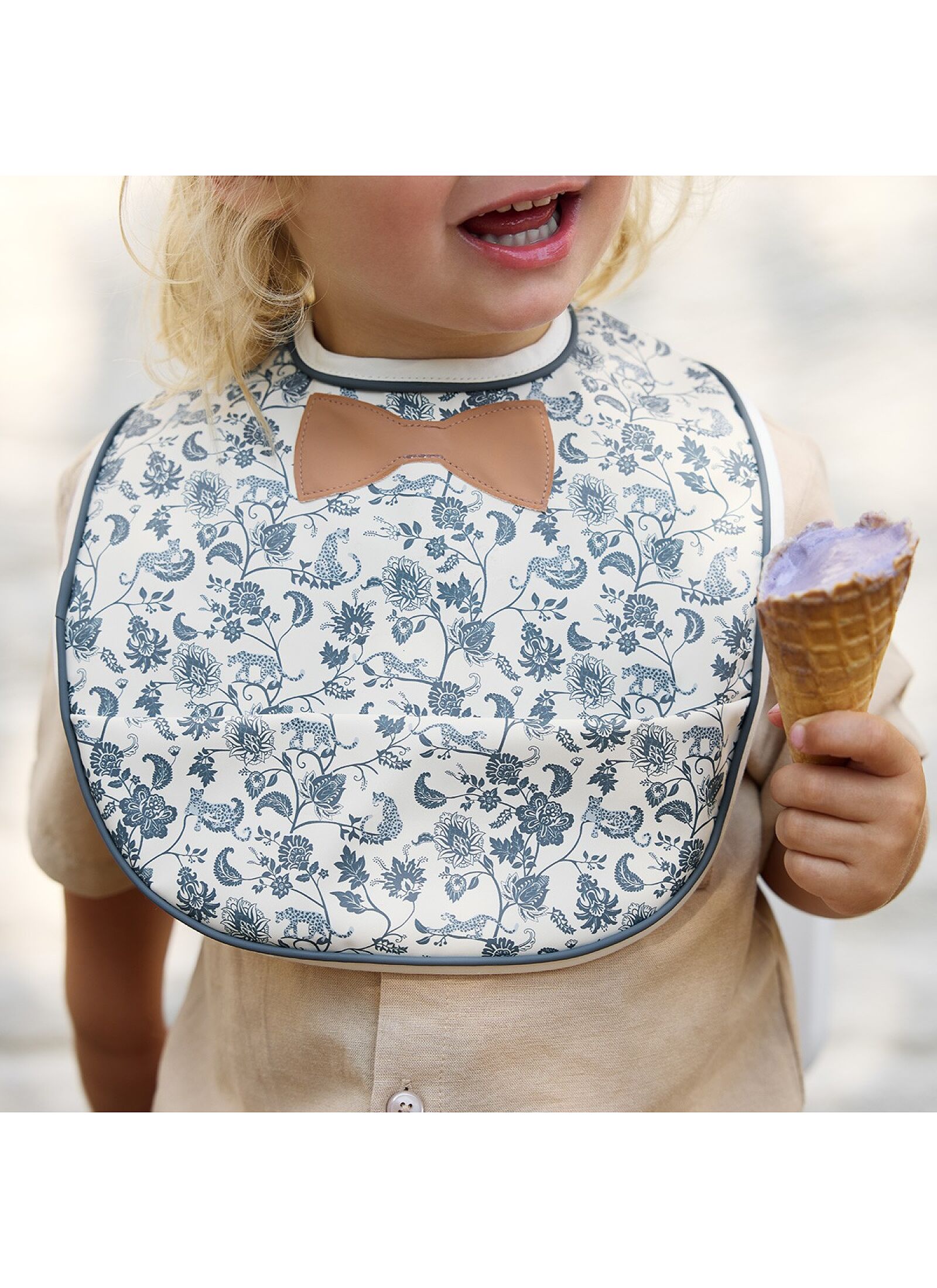 BABY BIB GARDEN LEO TOILE