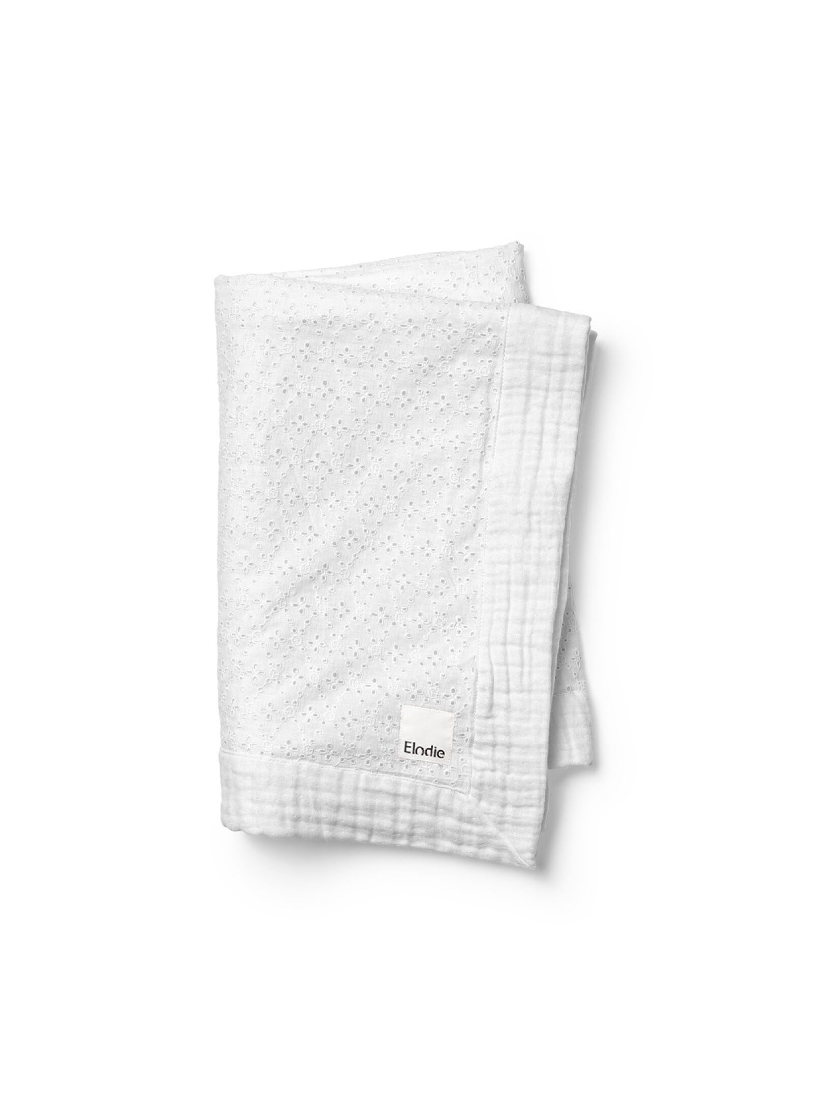 CRADLE BLANKET (75X100) EMBROIDERY ANGLAISE