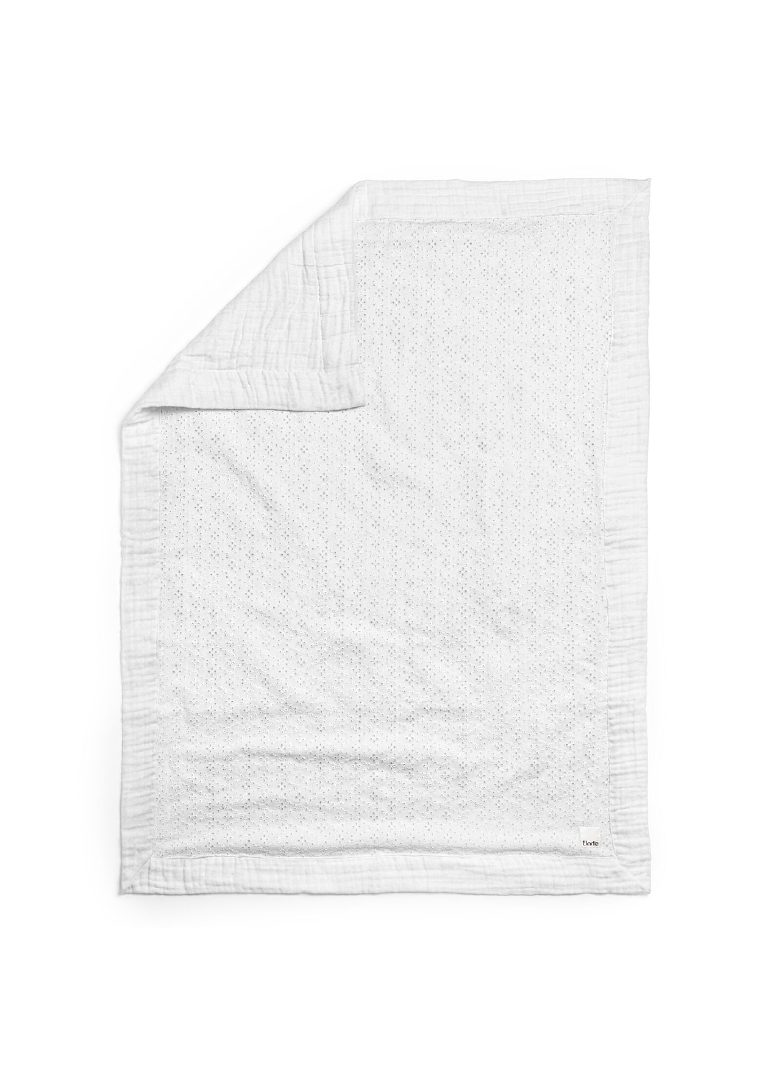 CRADLE BLANKET (75X100) EMBROIDERY ANGLAISE