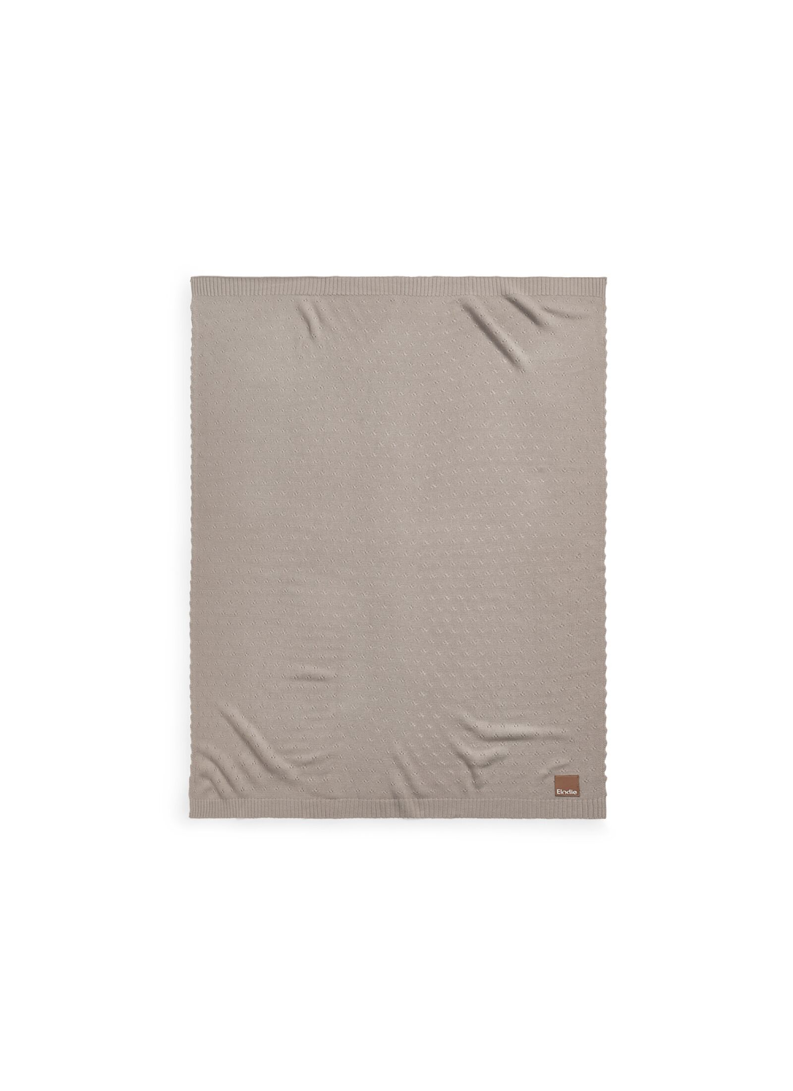 CRADLE BLANKET (75X100) POINTELLE TENDER TAUPE