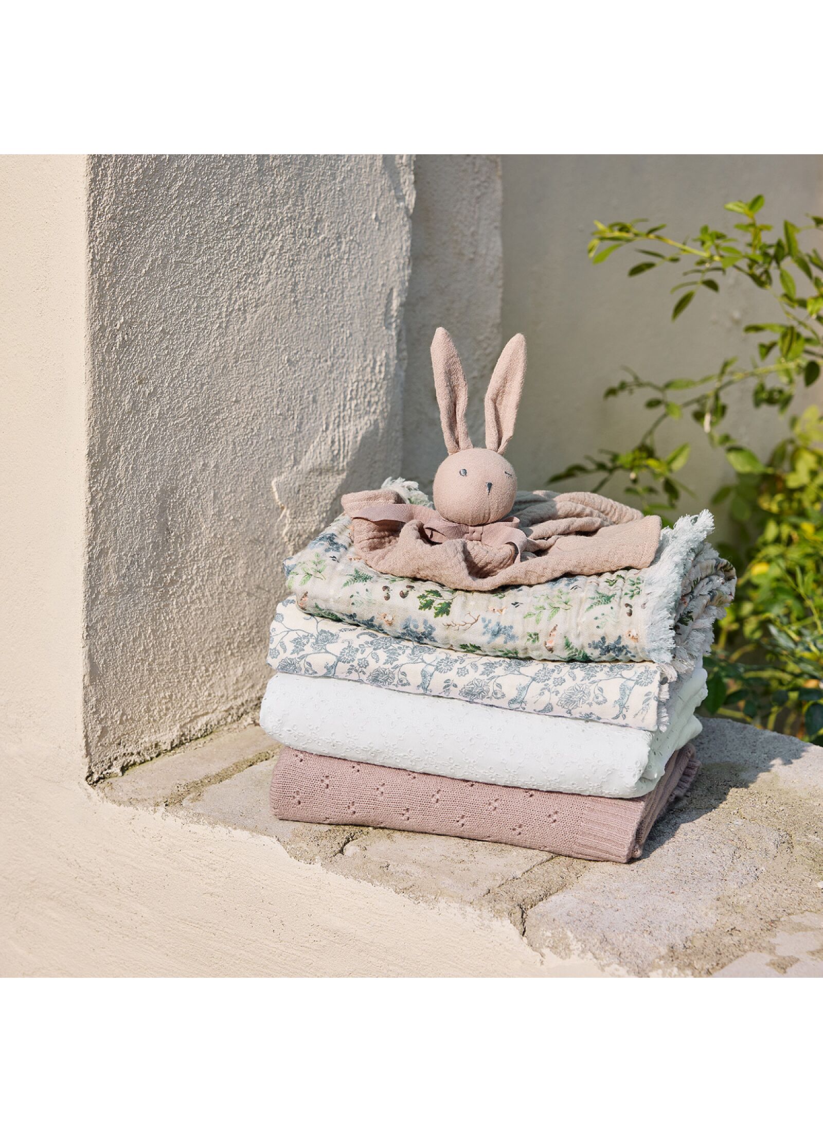 CRADLE BLANKET (75X100) POINTELLE MISTY PINK