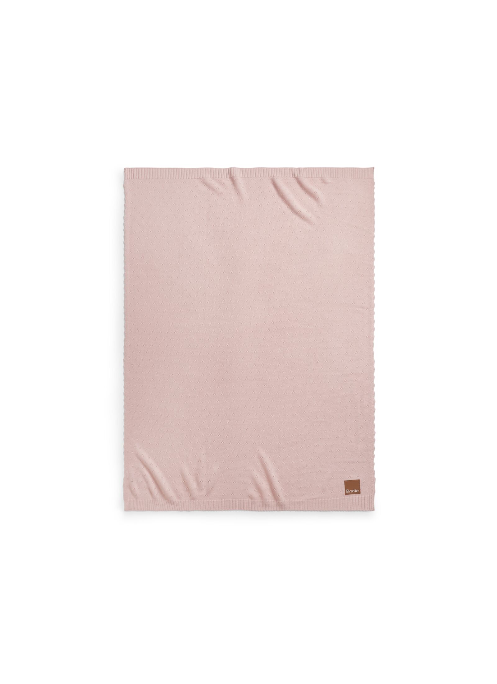CRADLE BLANKET (75X100) POINTELLE MISTY PINK