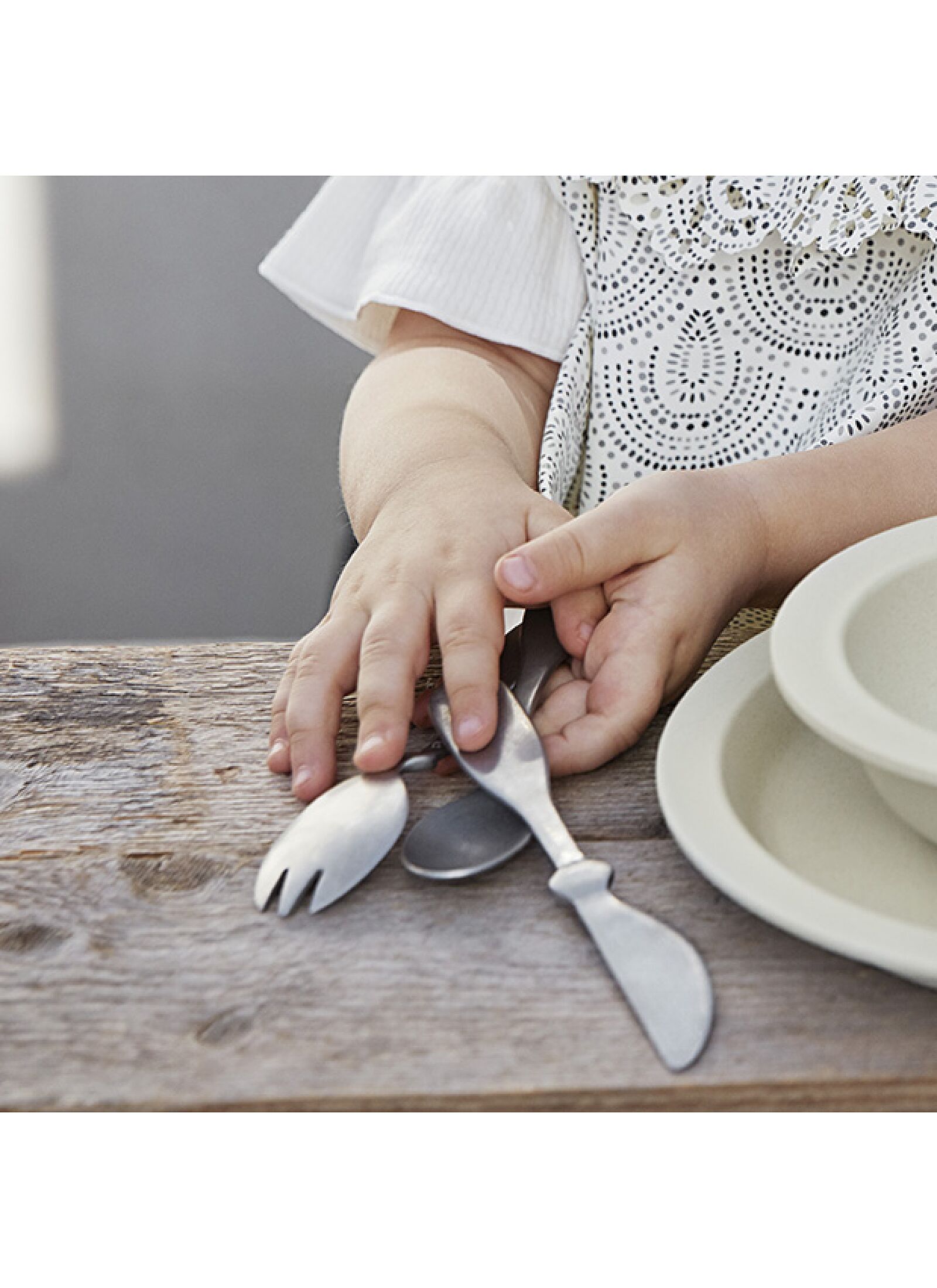 CUTLERY SET (3PCS) ANTIQUE SILVER