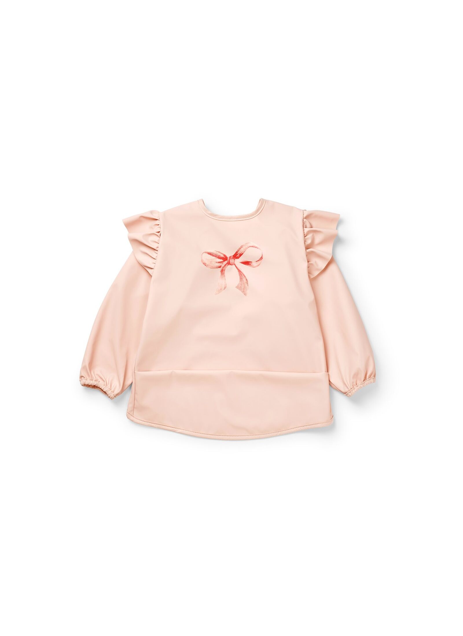 LONGSLEEVED BIB ROSY BOW