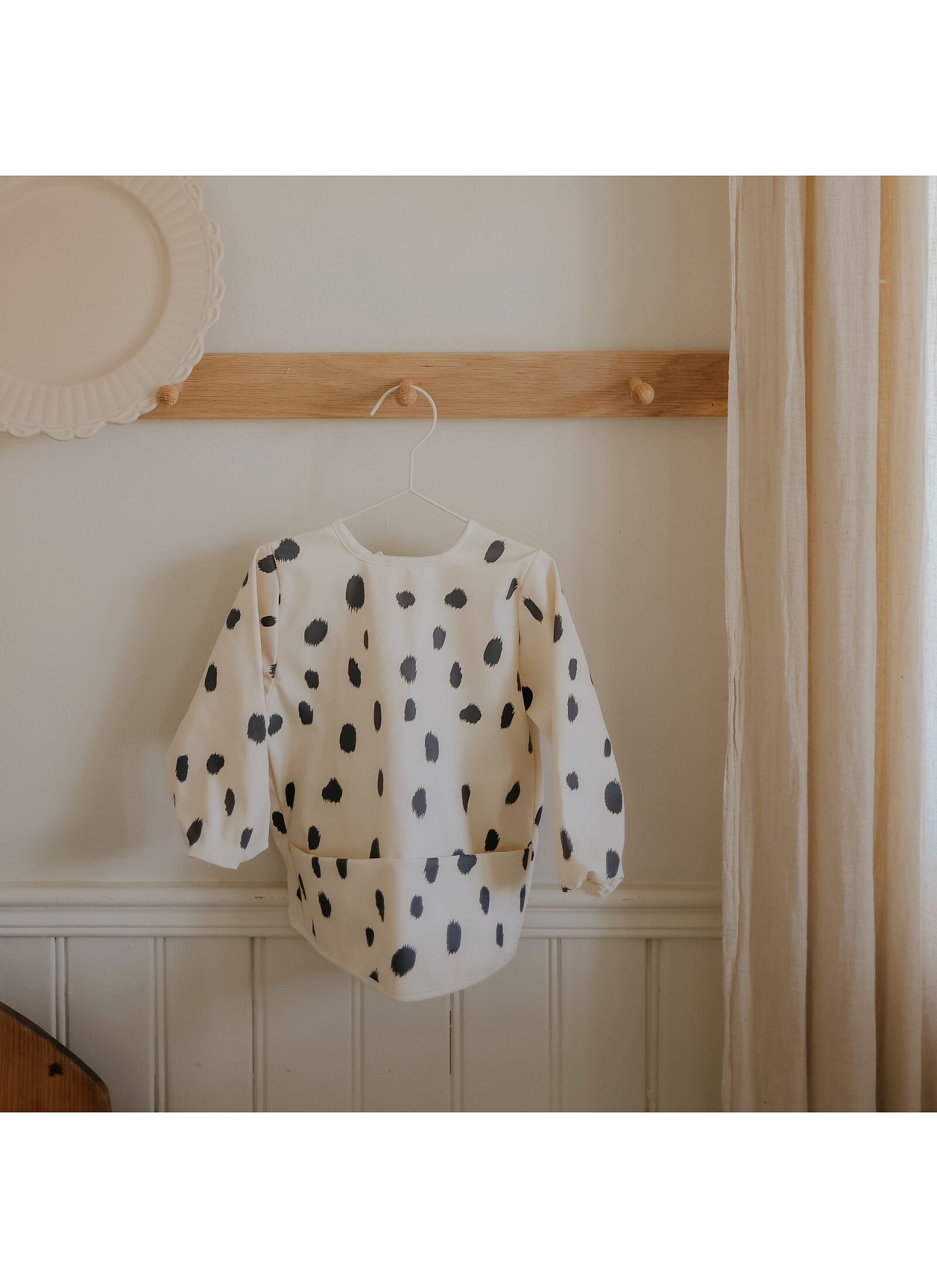 LONGSLEEVED BIB DALMATIAN DOTS GRAN