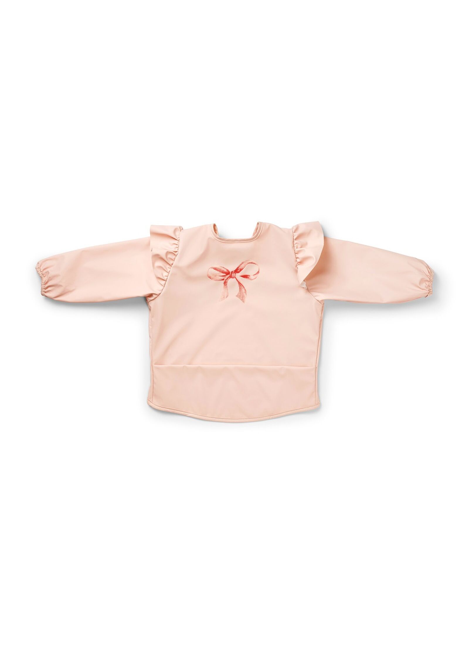 LONGSLEEVED BIB ROSY BOW