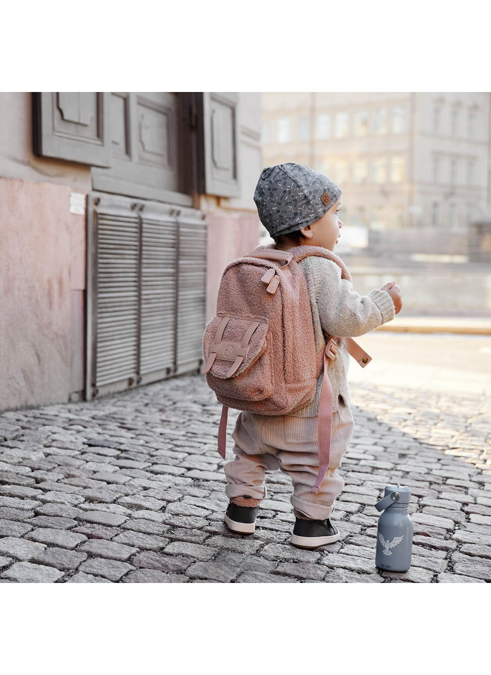 BACKPACK MINI PINK BOUCLE